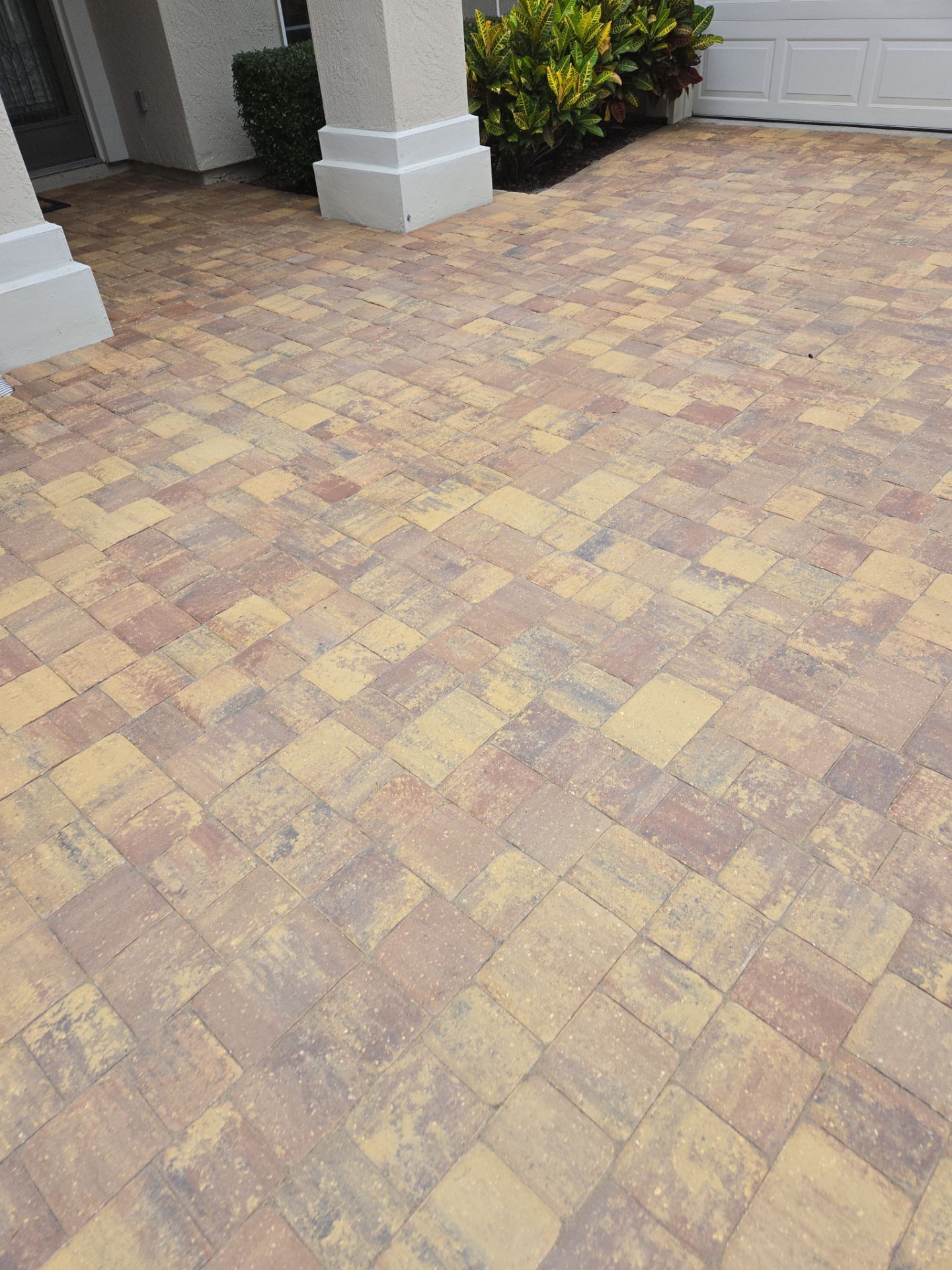Paver Driveway using Concrete Sealant by DuraSeal