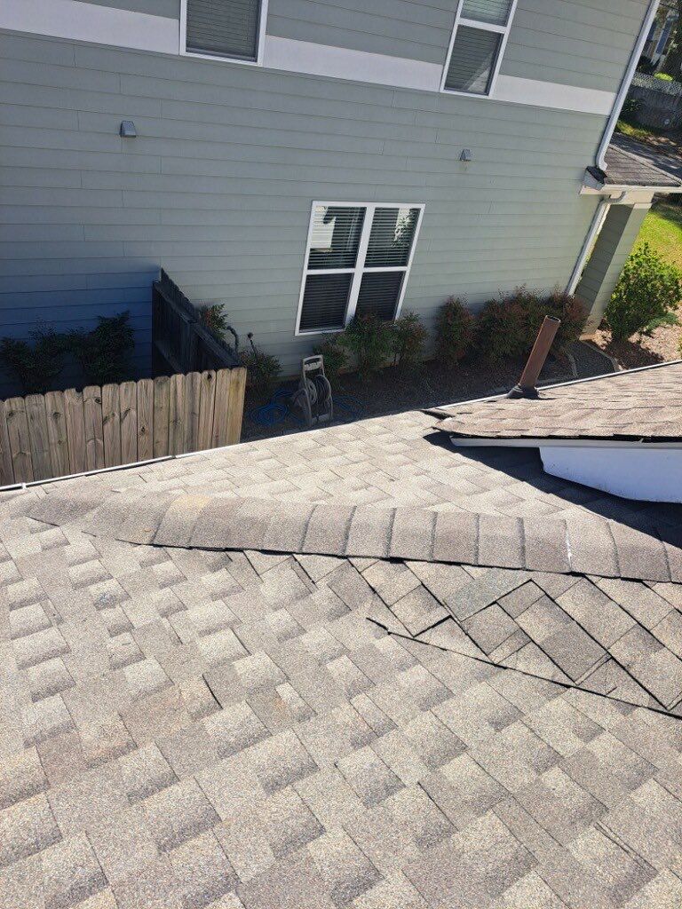 partial replacement w/ matching shingle by Nailed It Roofing & Remodeling LLC