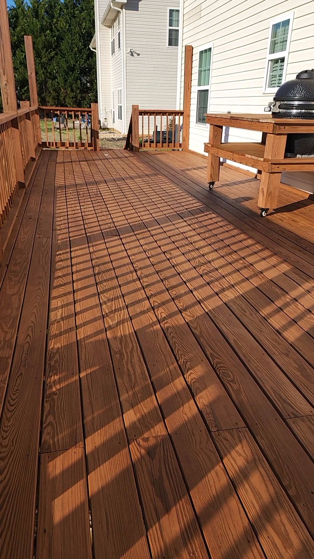 Deck Stained using Wood Defender Sierra Semi-Transparent by Titans of Timber Fence & Stain