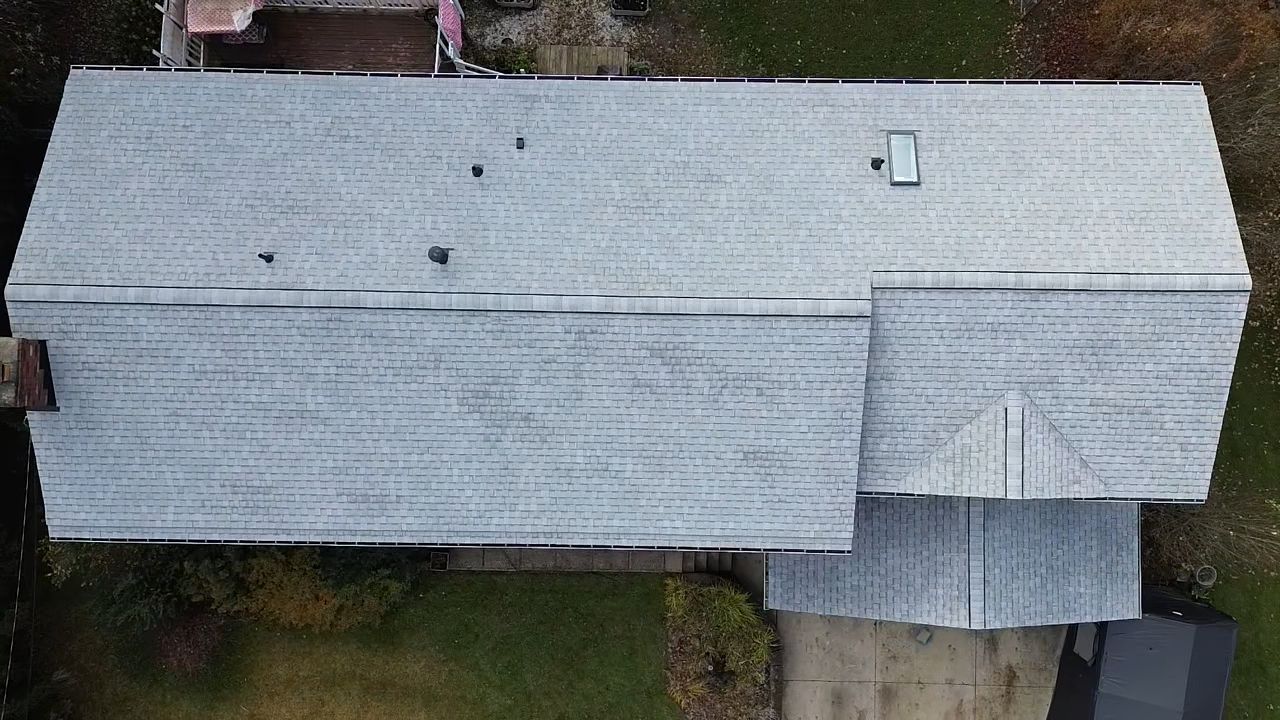 Atlas Pinnacle, Color, Oyster Shell, Drip Edge, Color, White by Eagle Eye Roofing