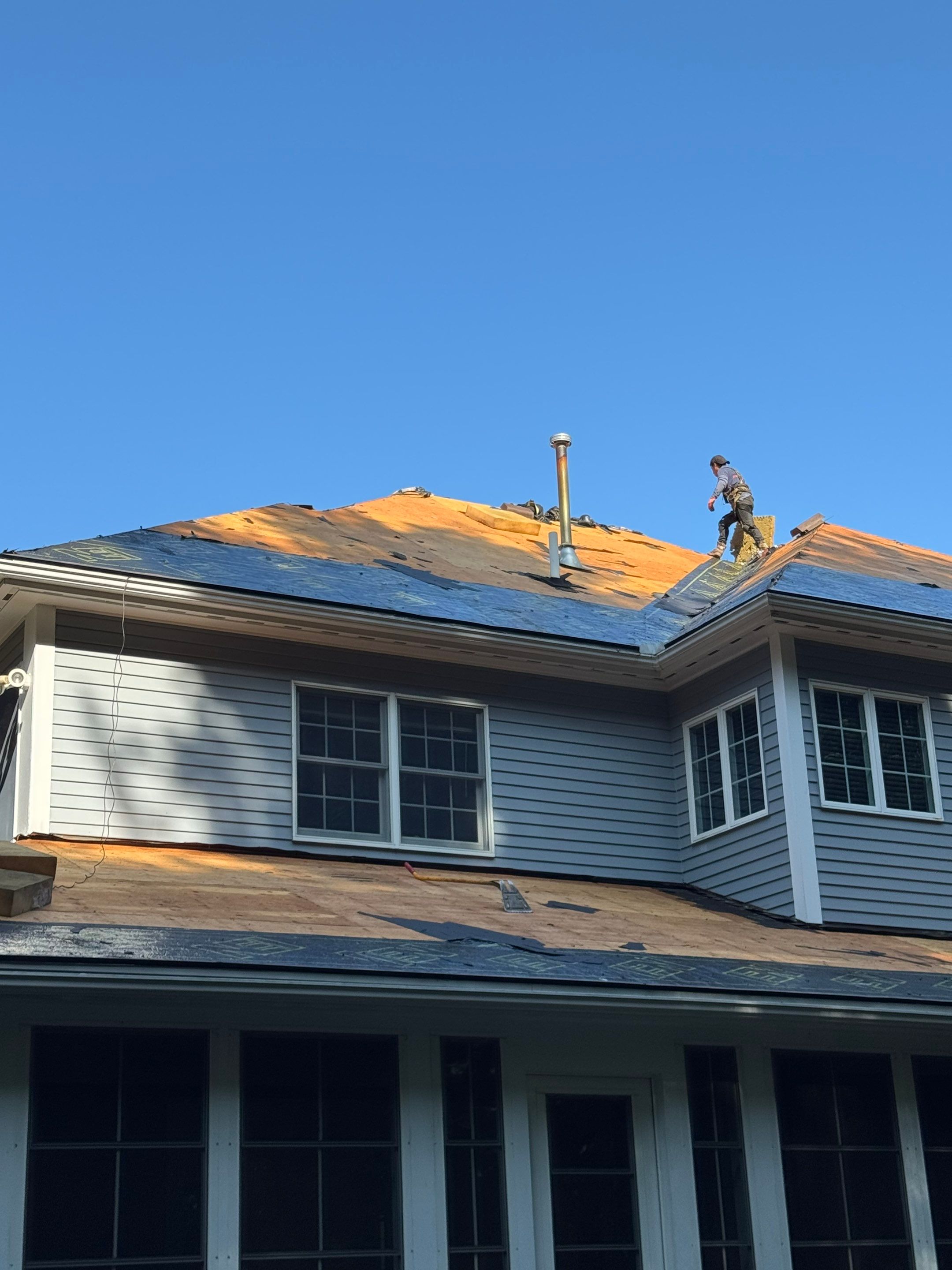 Roof Replacement & Gutter System Upgrade in Westford, MA by Mighty Dog Roofing of Greater Middlesex County