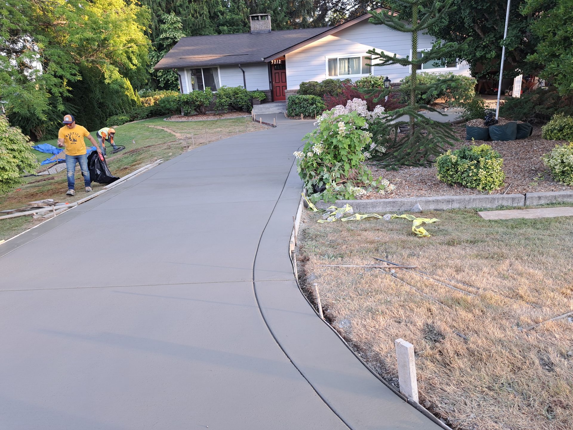 Rodd | Concrete Driveway Extentension by Jireh Asphalt & Concrete Inc 