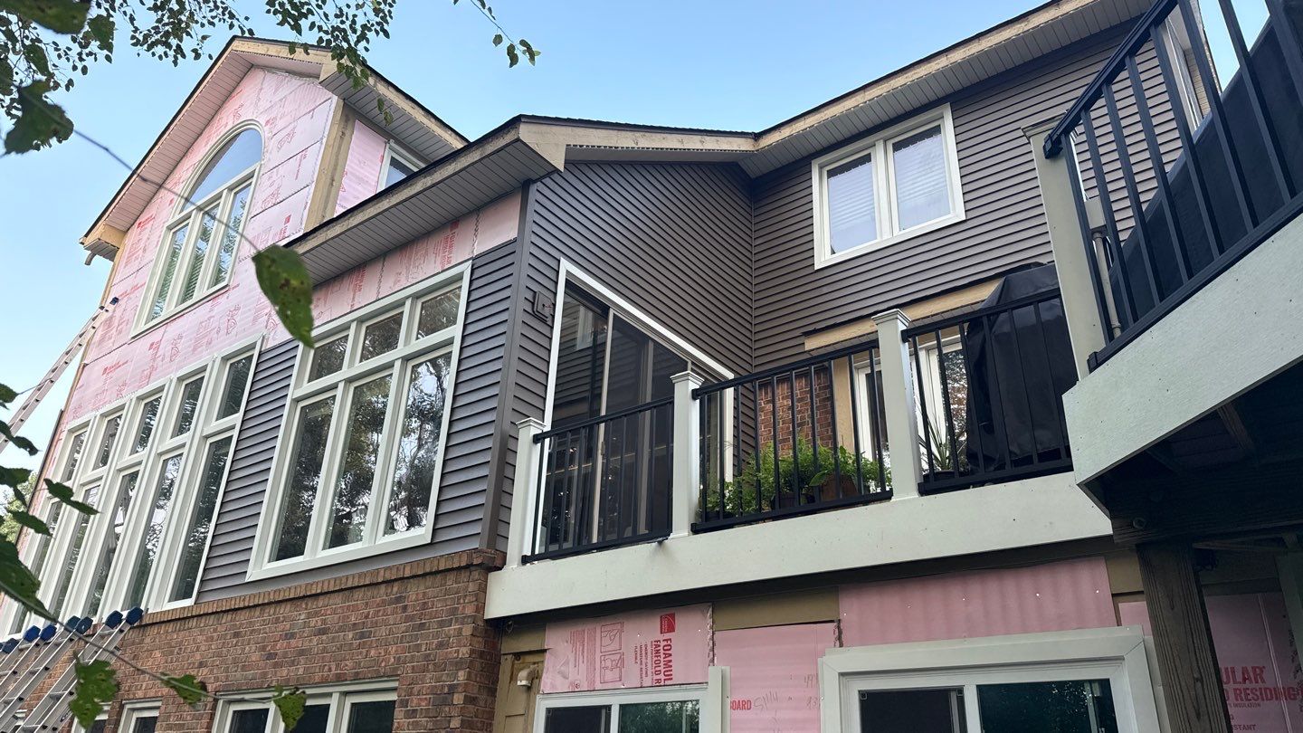 Siding Replacement using Alside Odyssey D4" Flagship Brown by 180 Contractors