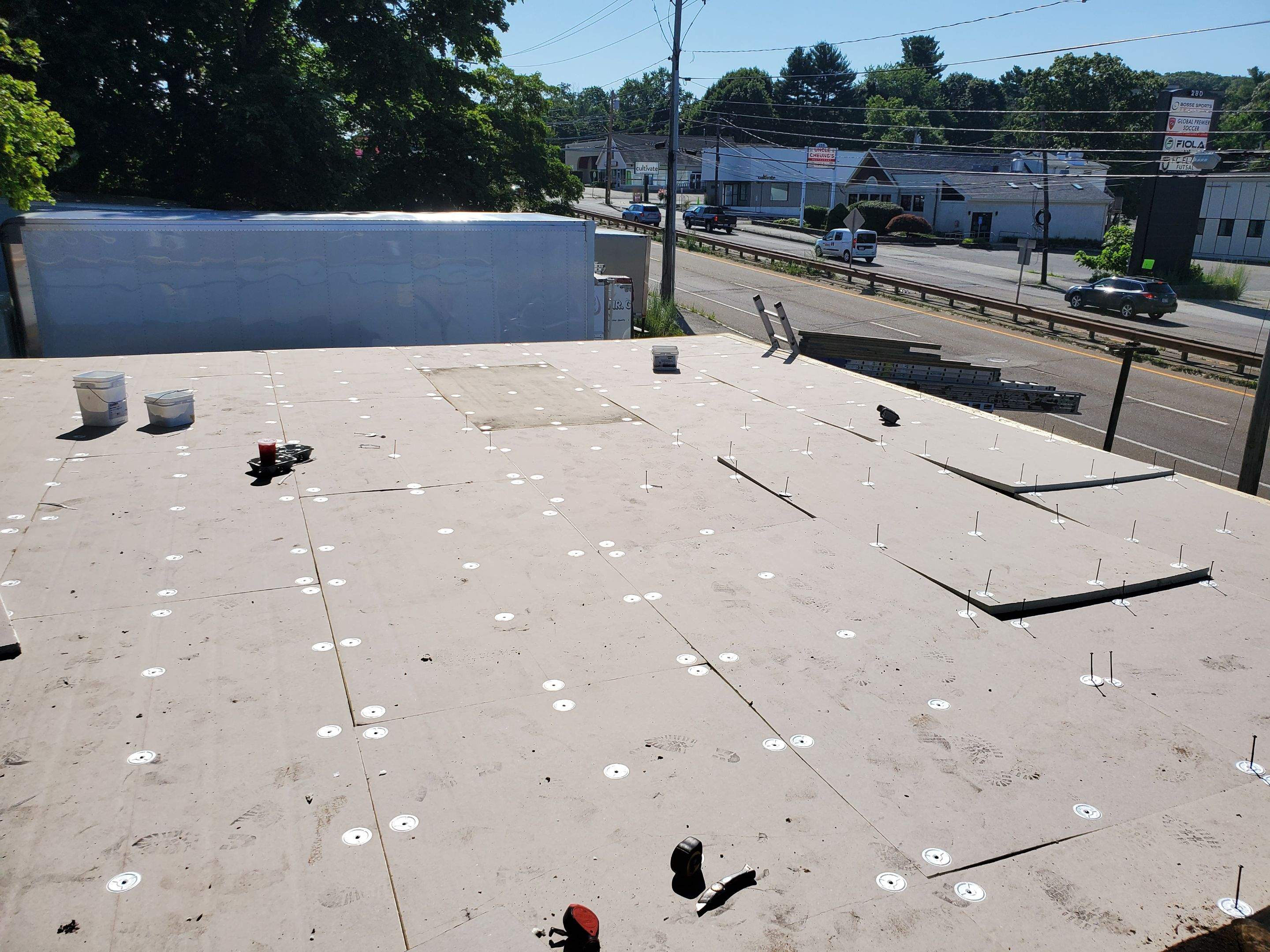 Commercial Roofing Installation using GAF Roofing by UBrothers Construction