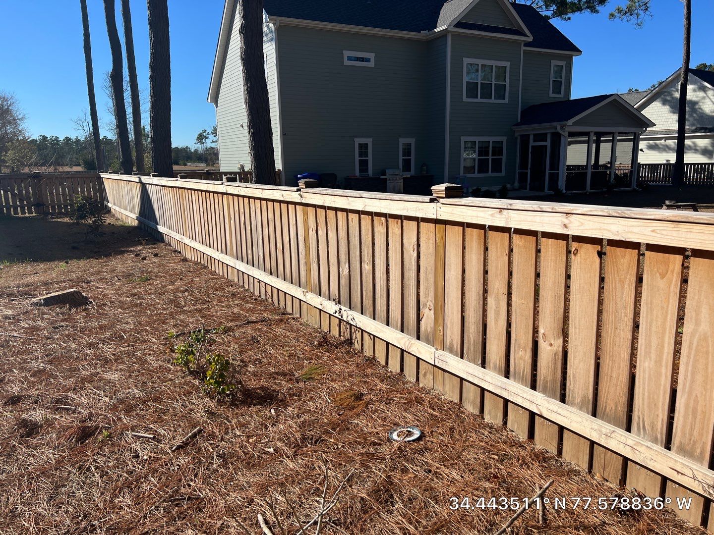 Fence using Wood Sealant by DuraSeal