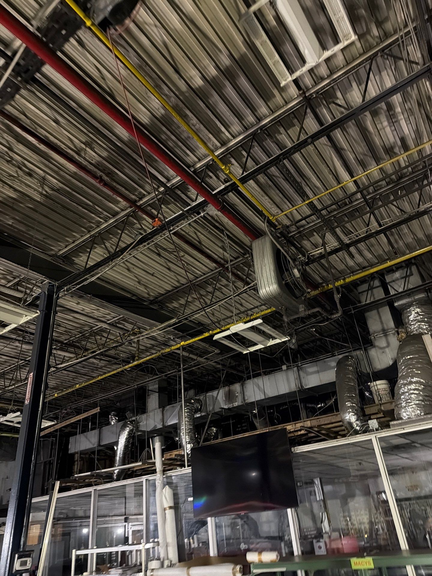 Industrial Warehouse Fire Damage Cleaning and Spray Sealing in Islandia by EMS Restoration Corp