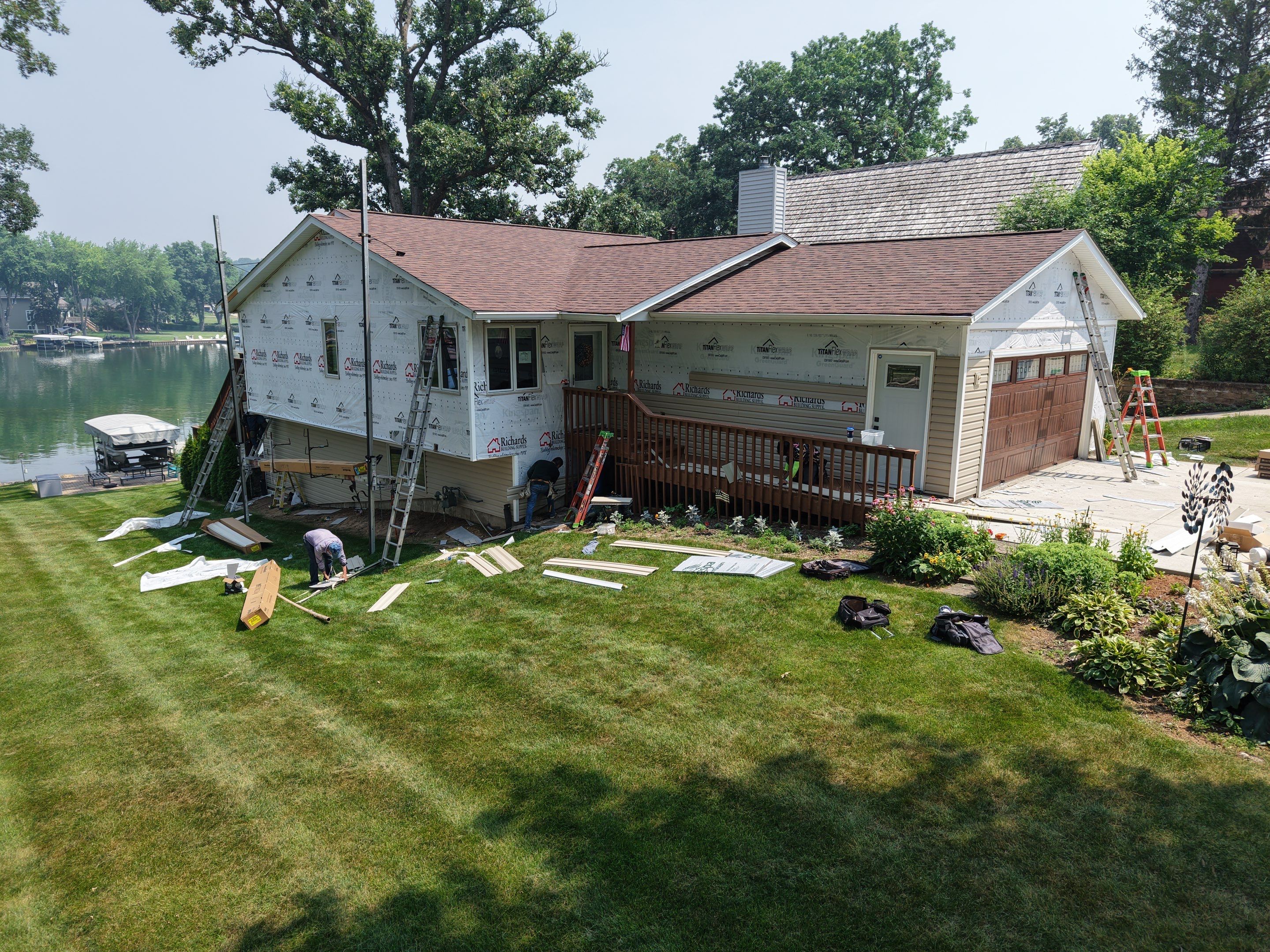 Architectural Shingle Roof Replacement and Siding Renovation in Davis by Mr Roof & Remodeling Co