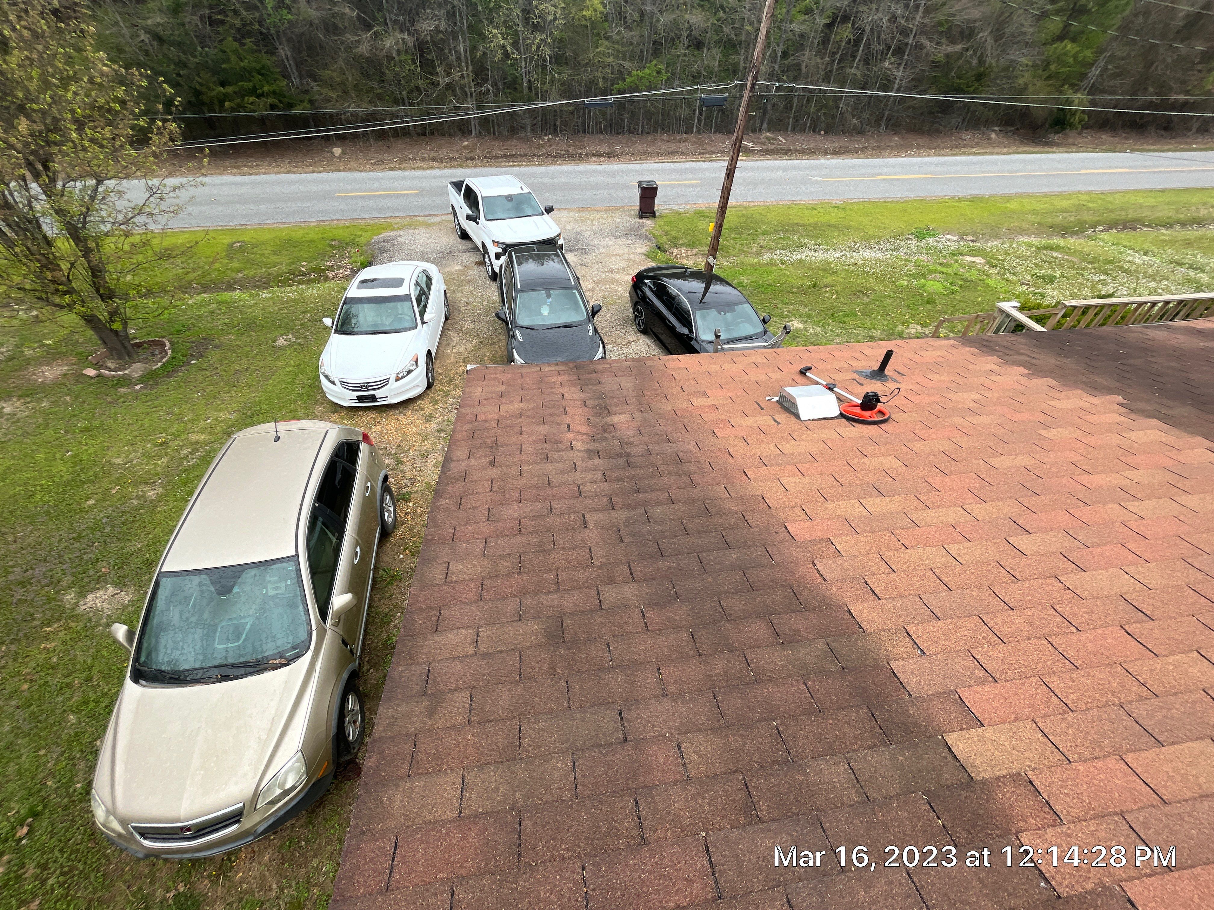 Storm Restoration Reroof: 25 Year 3-Tab Shingle by Hostetler Roofing