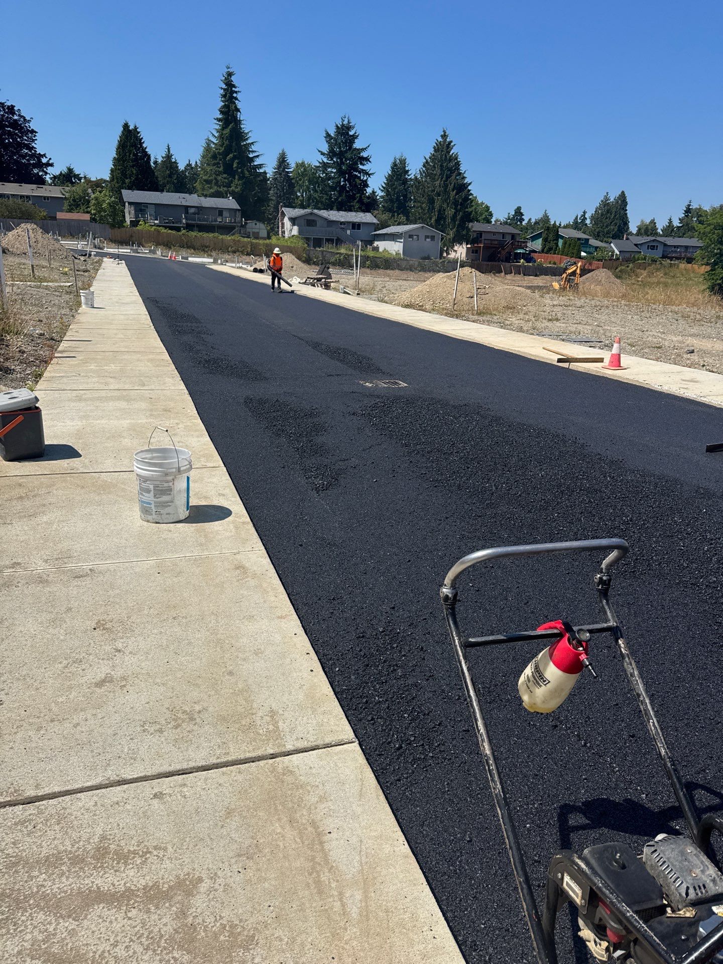 Asphalt Road Repair in Neighborhood  by Jireh Asphalt & Concrete Inc 