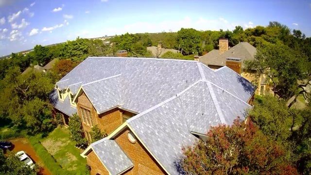 Residential Roofing Installation using Dal-TIle Perennial Slate by Roof Experts