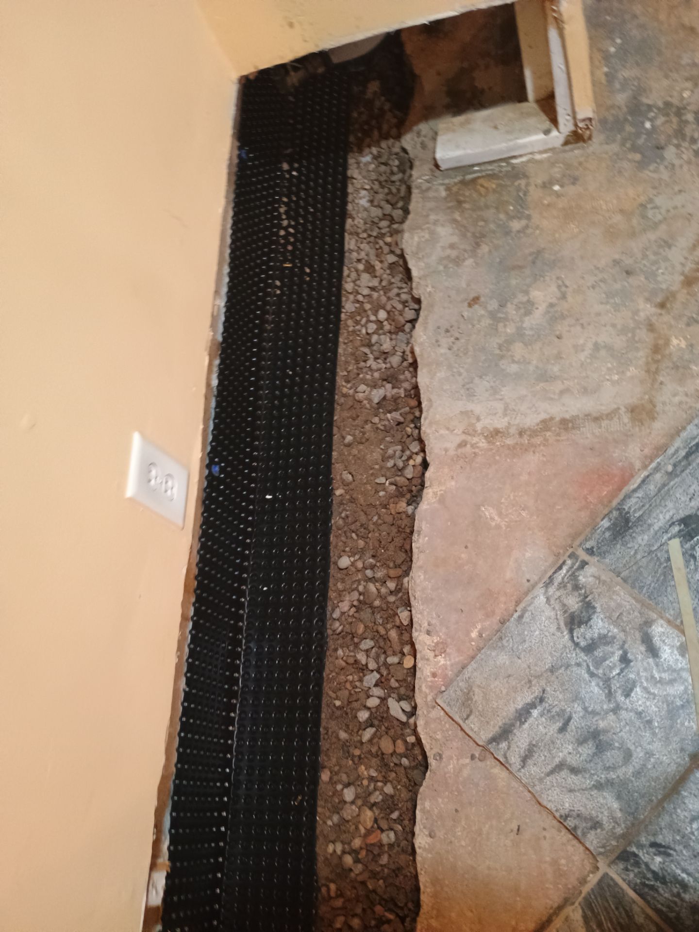 Drain Tile in Columbia Heights by Waterproofing Northeast