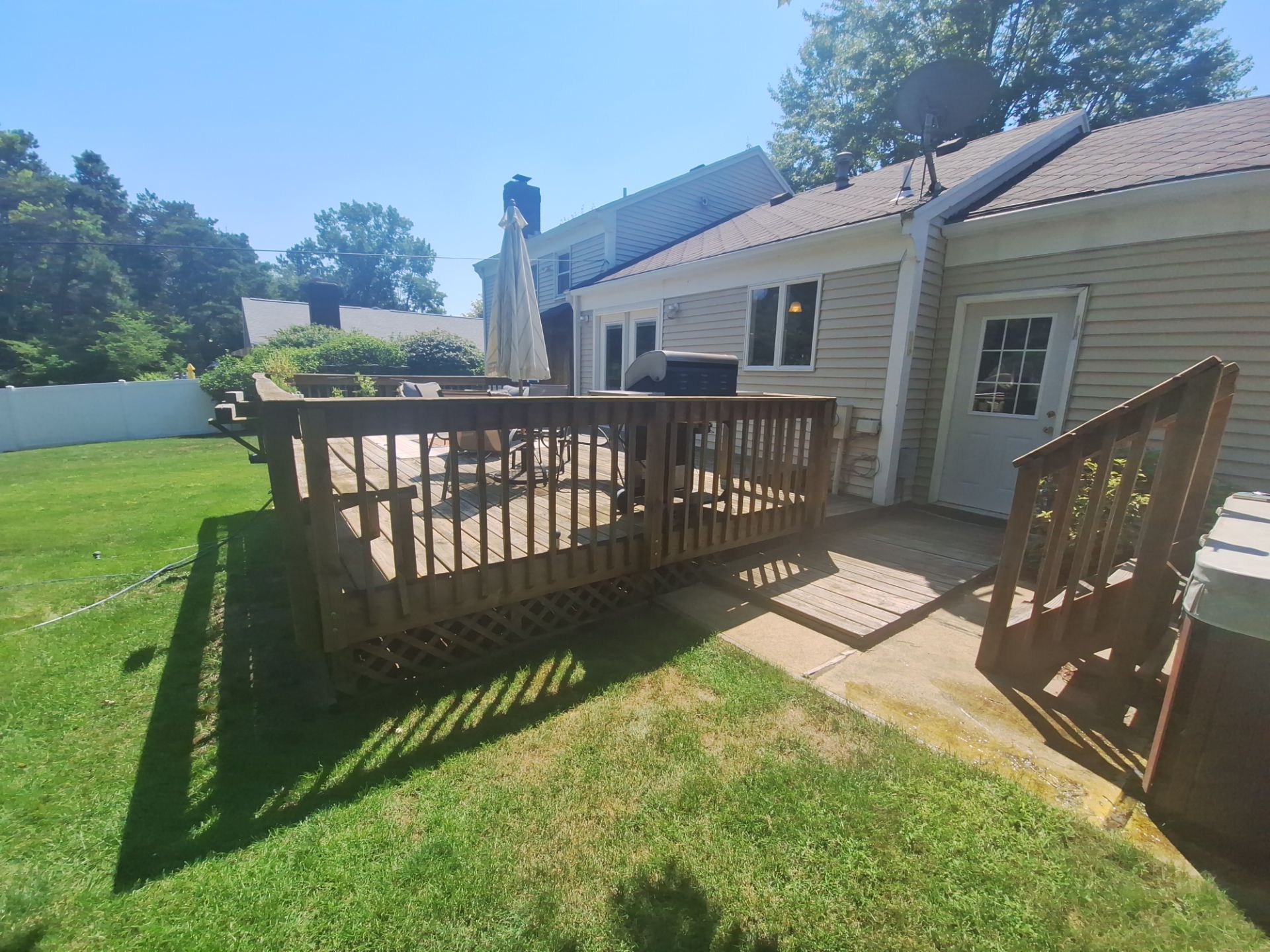 Deck Wash & Stain Transformation | Spring Lake, Michigan by Gordon Painting