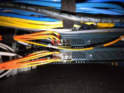 Structured cabling installation by CimaSolutions