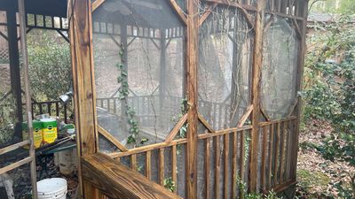 Weathered Deck using Wood Sealant