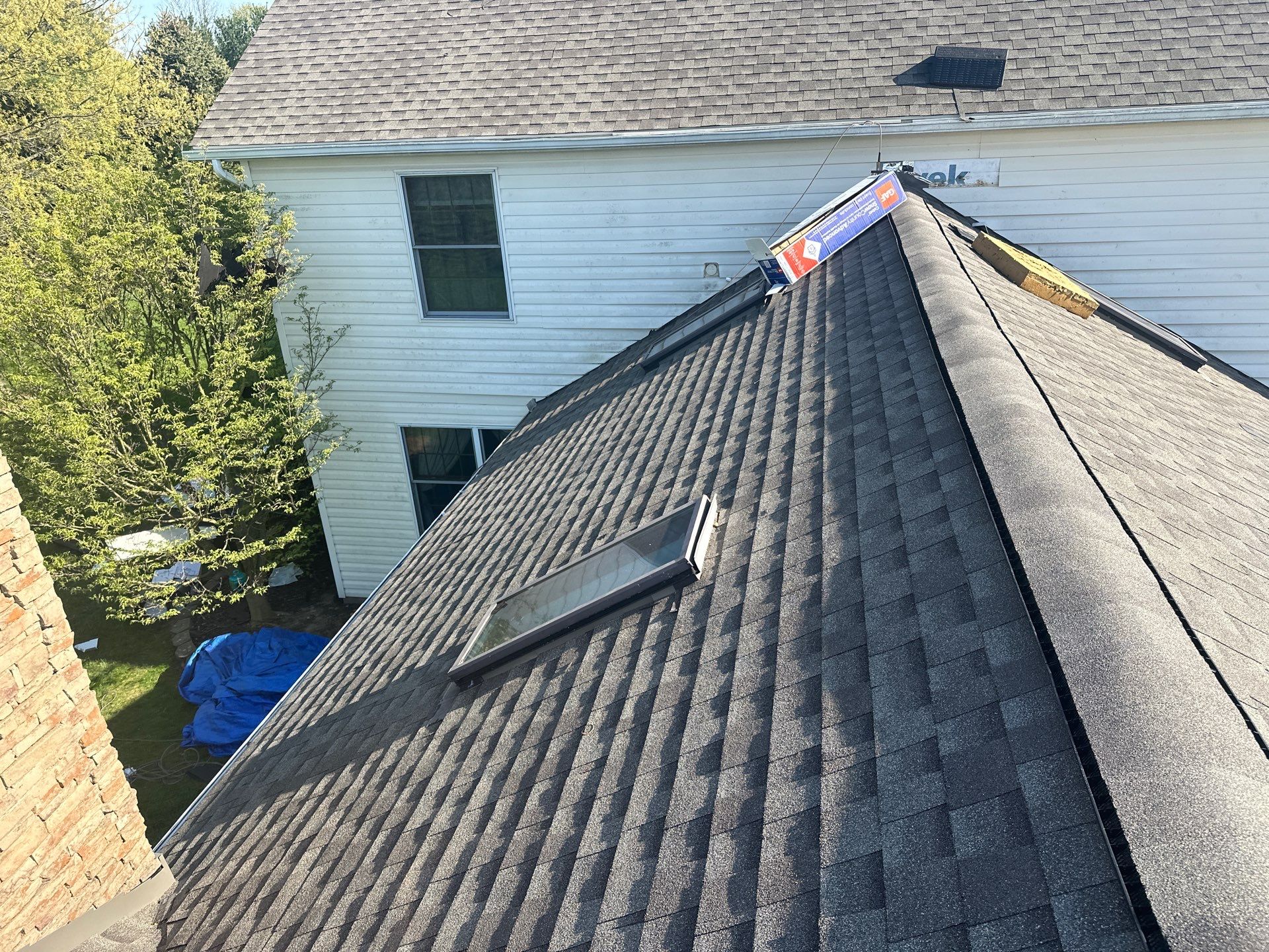 Residential Roofing Installation using Duration Series Shingles - Driftwood by RoofX 