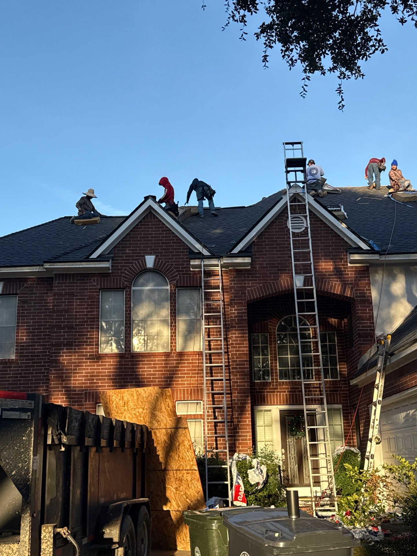 Residential Roof Replacement using GAF HDZ - Charcoal shingles by Elite Roofing LLC