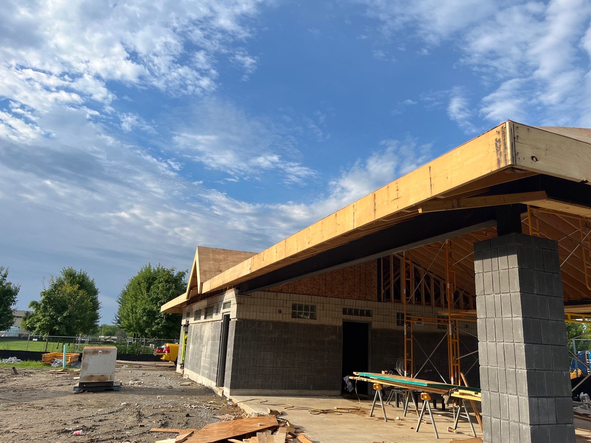 Commercial Roofing Installation using Gaf Timberline Shingles  by Jay Carter Roofing & Sheet Metal