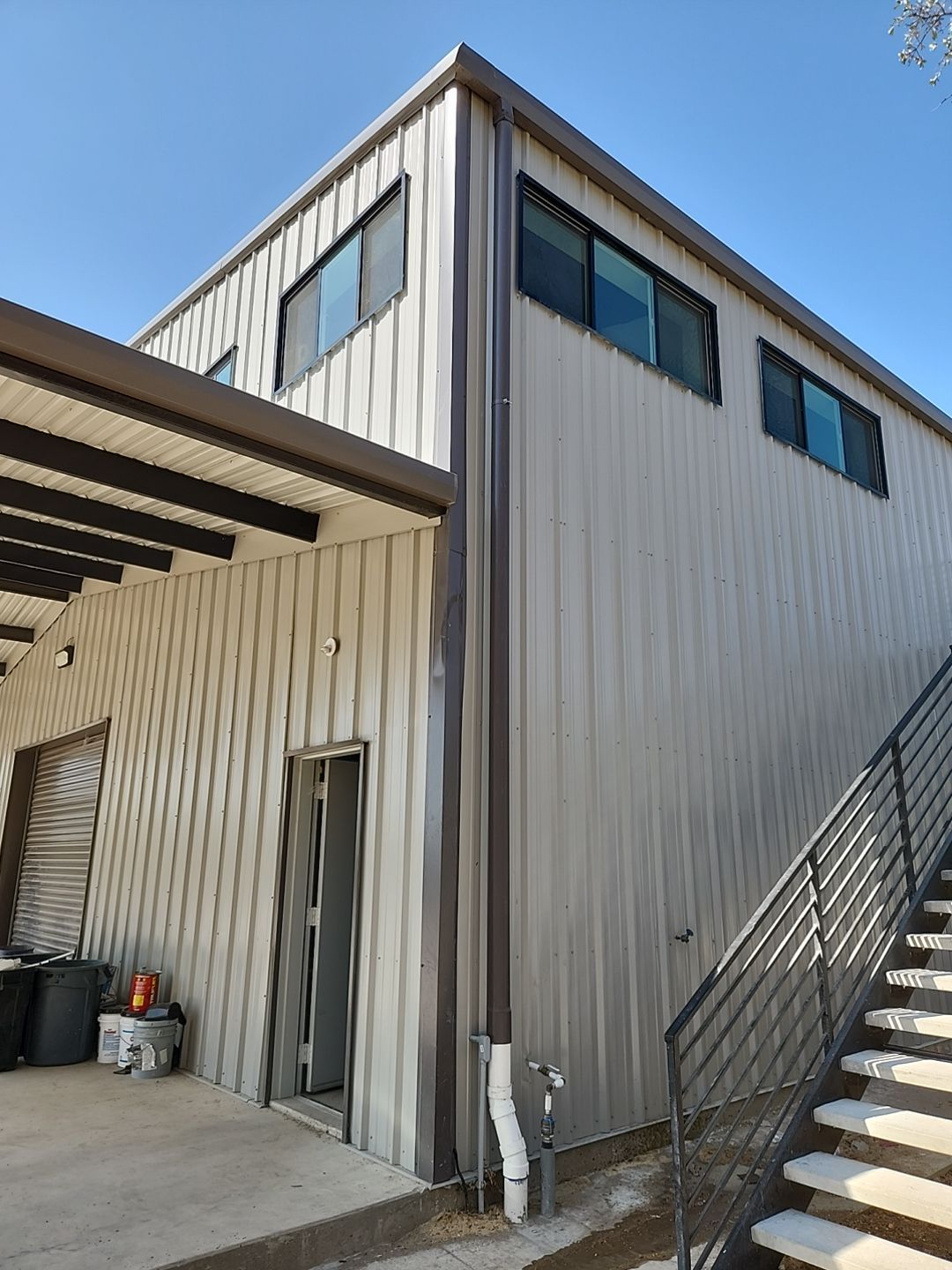 Commercial structure utilizing rainwater harvesting for all its water needs! by Hill Country Rain Water