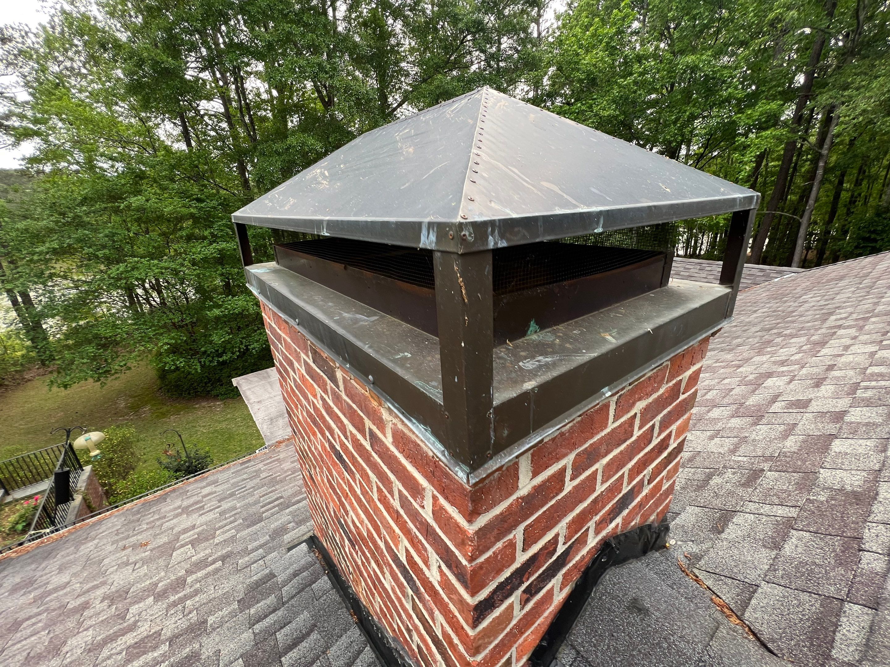 Stunning Chimney Metalwork by Georgia Roof Advisors