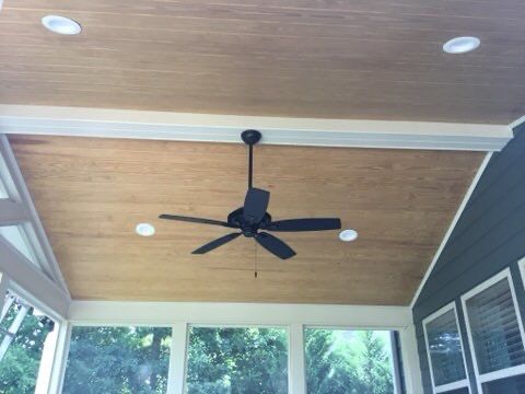 Elevated Screened-In Porch and Deck Installation in Canton by Swift Home Renovations