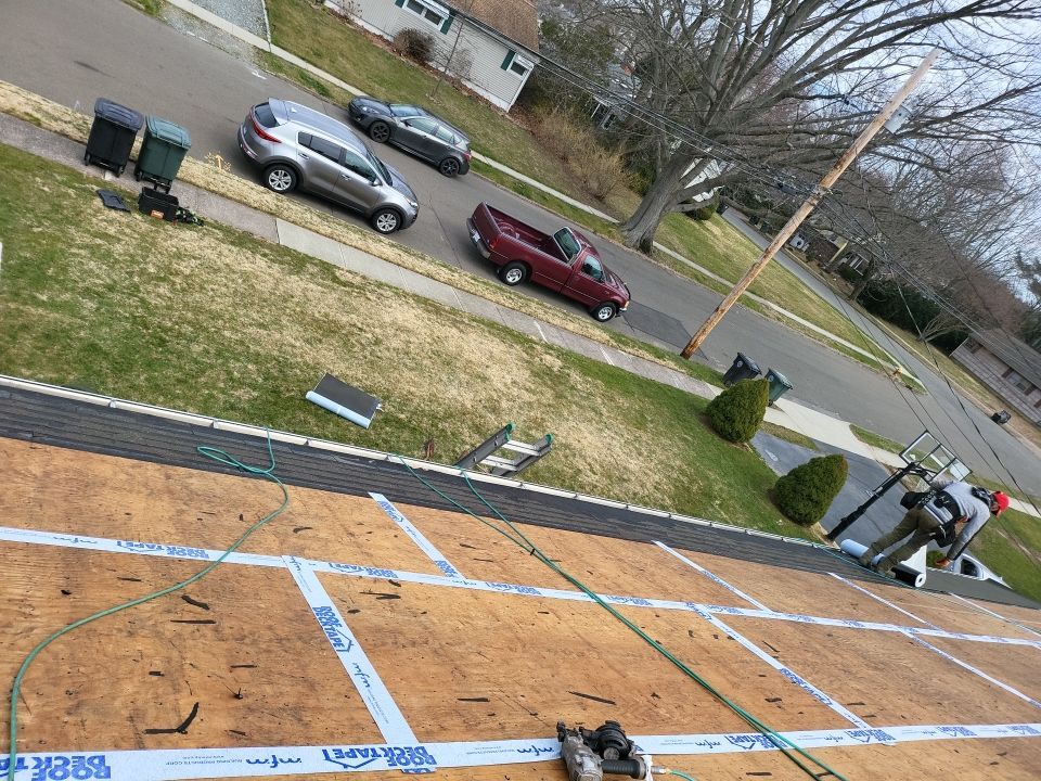 Residential Roofing Installation using Owens Corning TruDefinition - Williamsburg Gray by A Plus Exterior