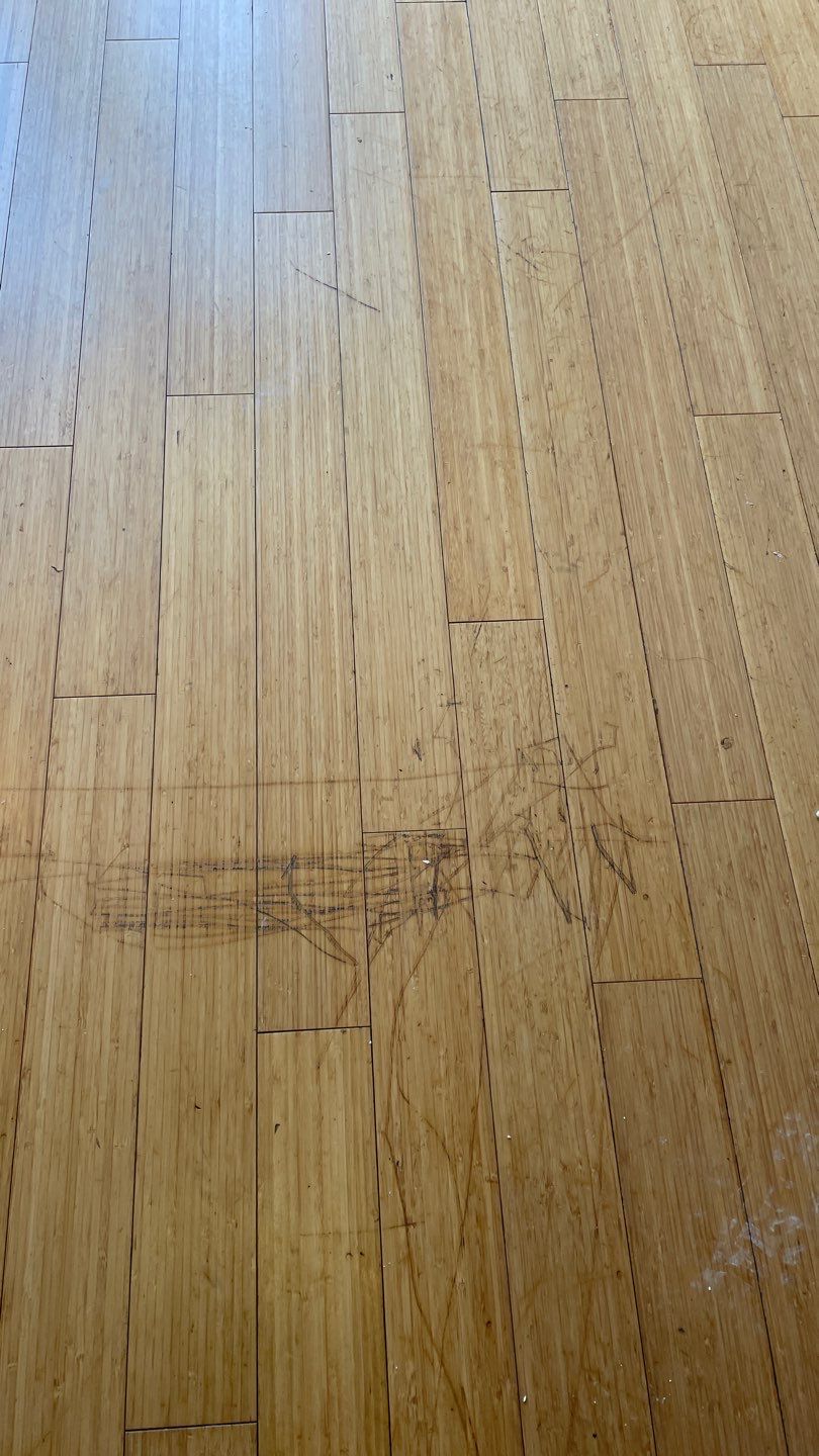 Solid Bamboo Refinish by Footprints Floors of East Atlanta