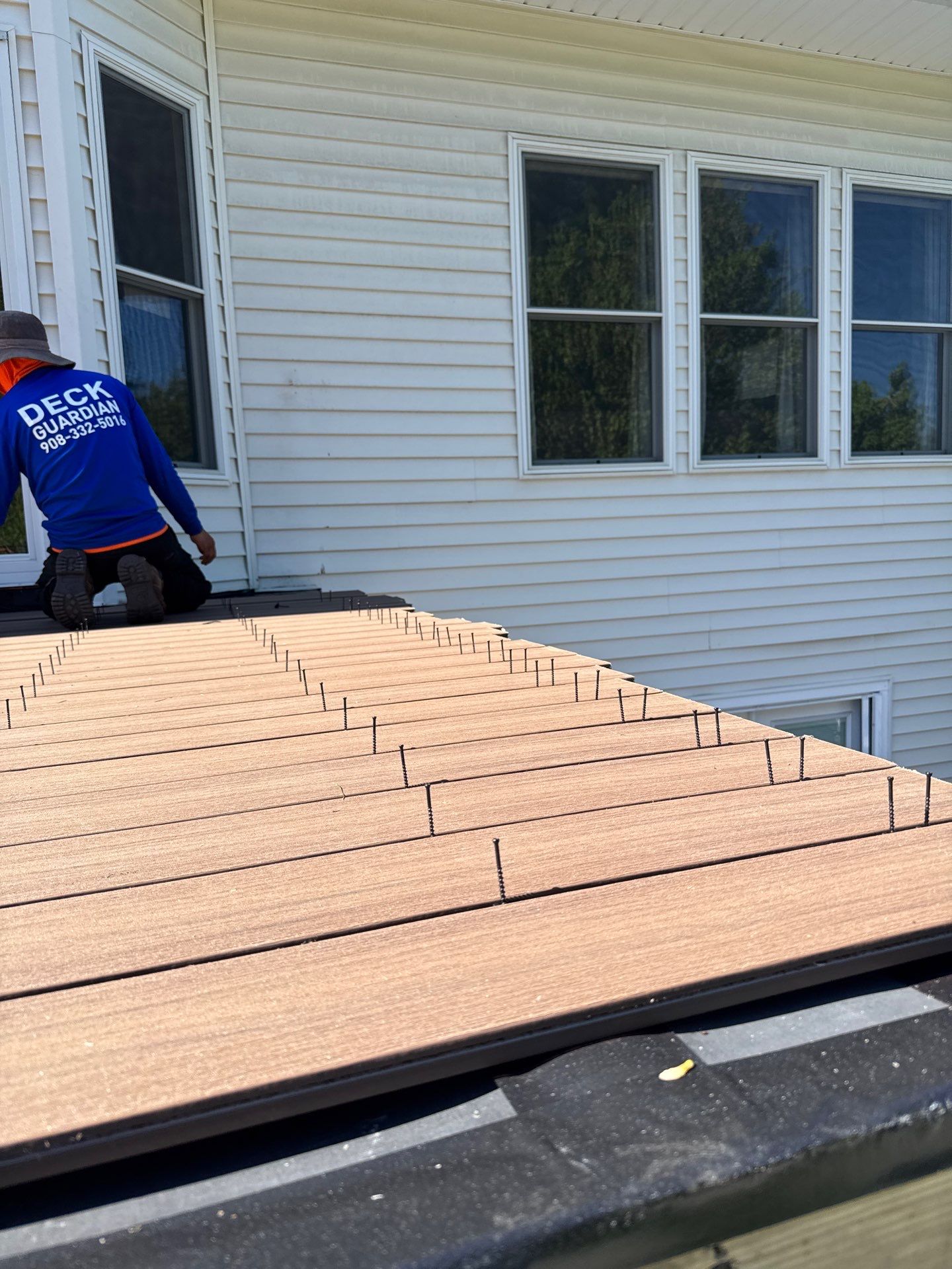 Deck Resurfacing in Manalapan Township, New Jersey by deck guardian