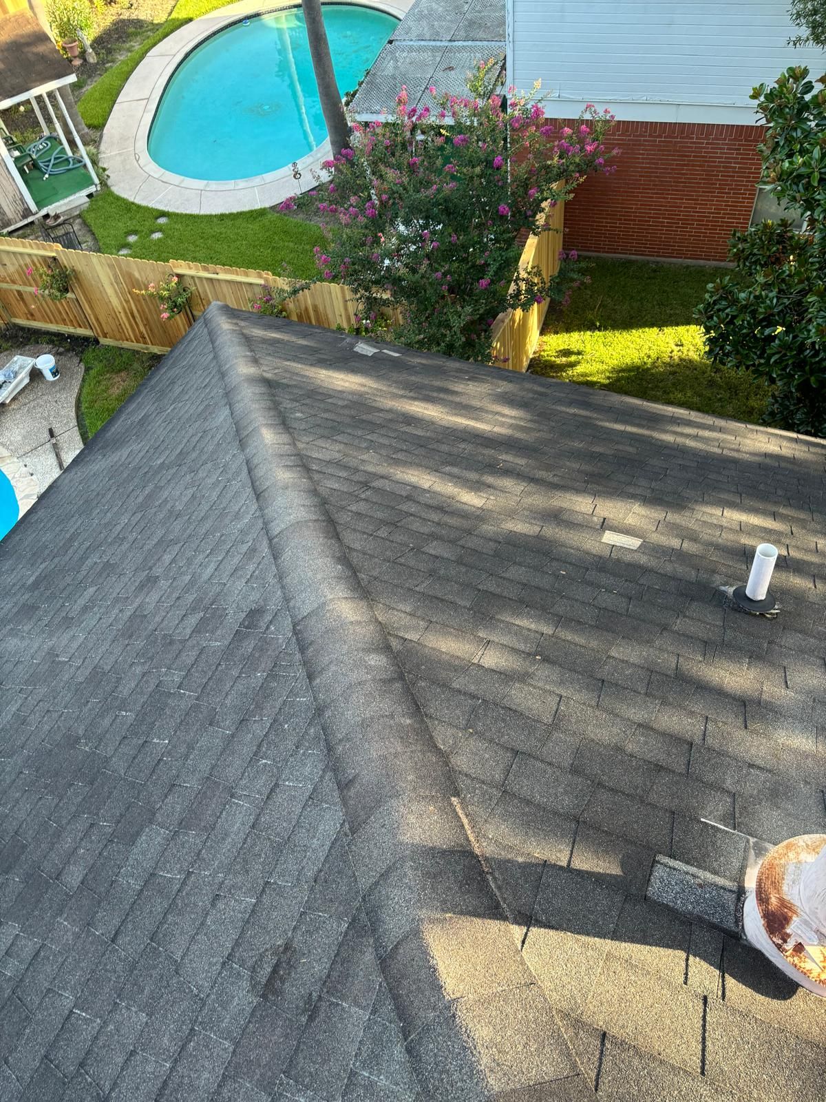 Hail Damage using Owen's Corning Duration (Lifetime) Shingles by Roof Repair Company