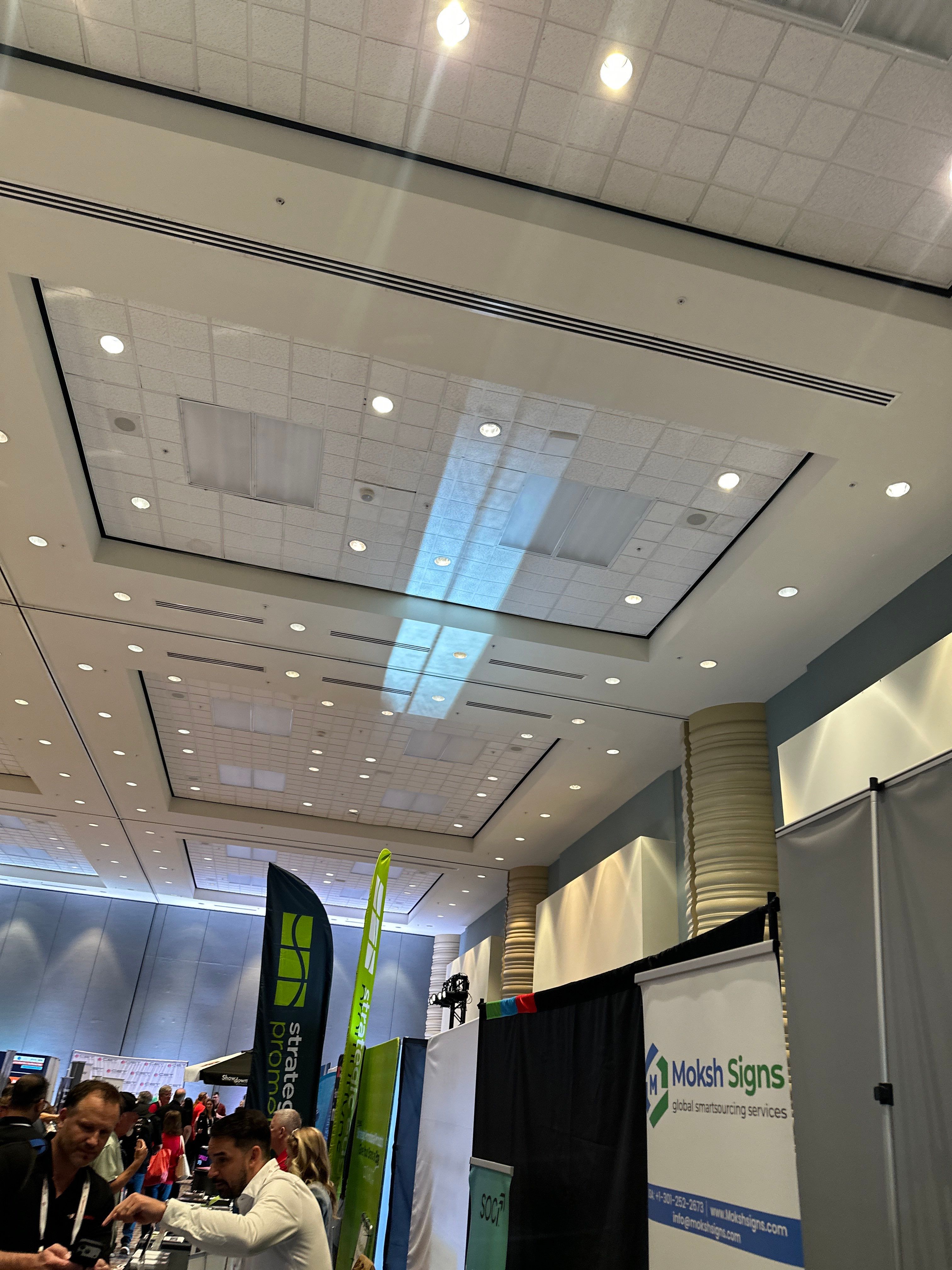 Commercial Event Branding and Lighting Installation in Williamsburg by CompanyCam Sales Demo