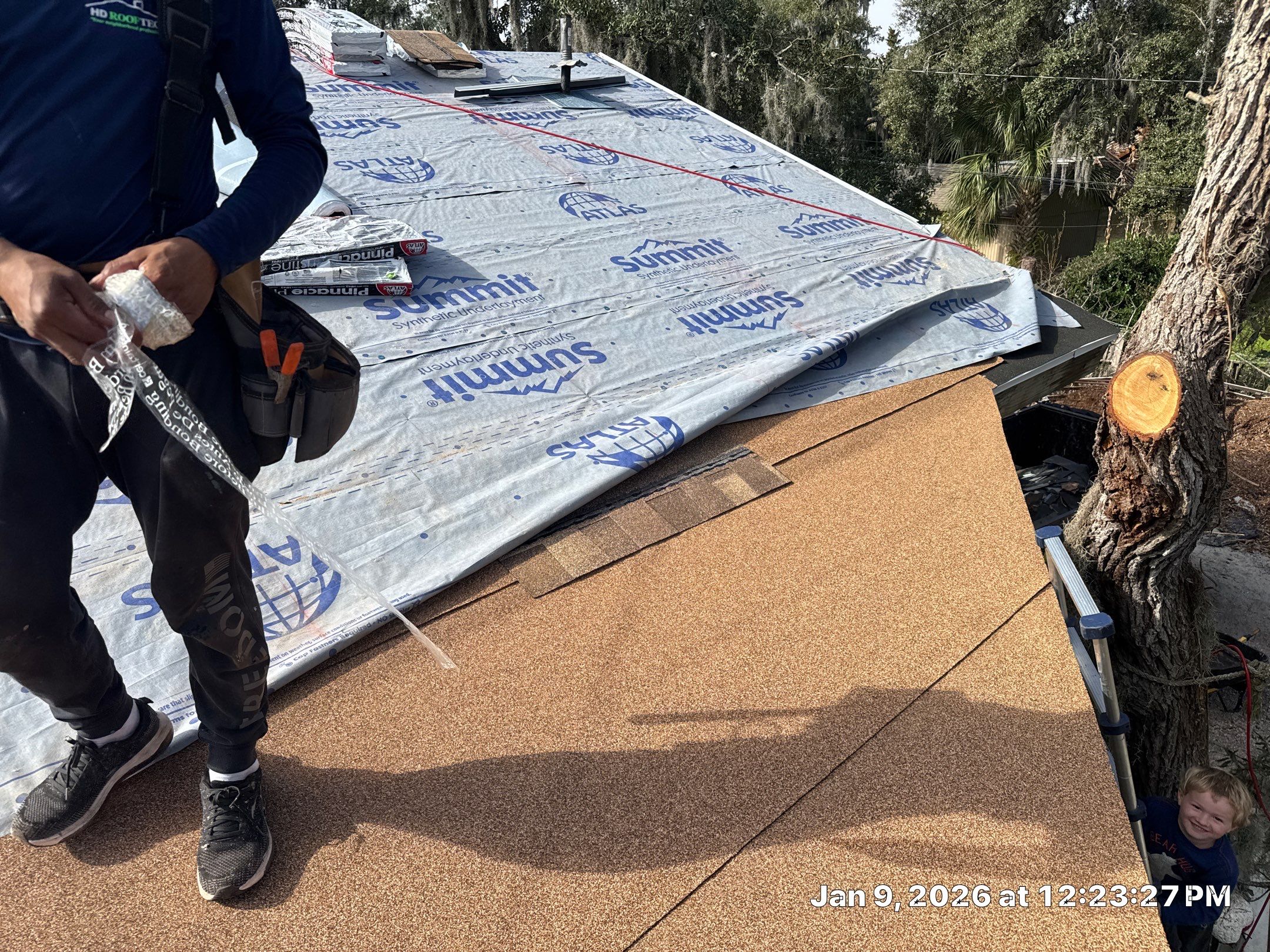 Tybee Island Atlas Pinnacle Pristine Morning Harvest Roof and redecking by Talya Roofing