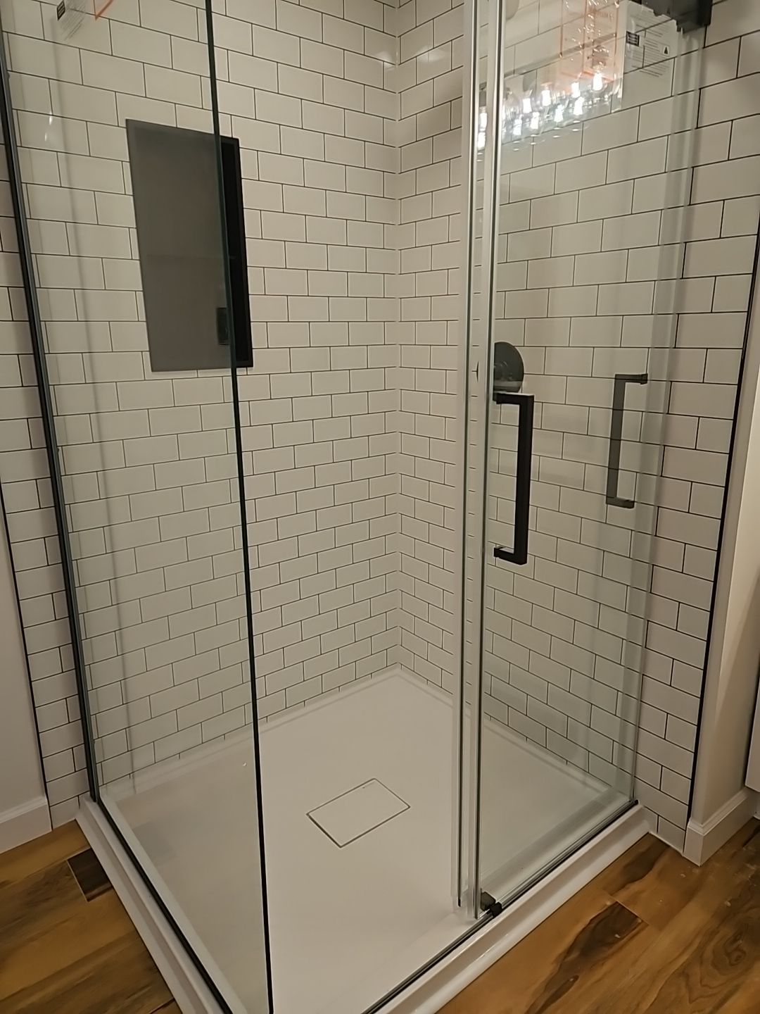 Full Bathroom Remodel, customer painting themselves by The Shower Company
