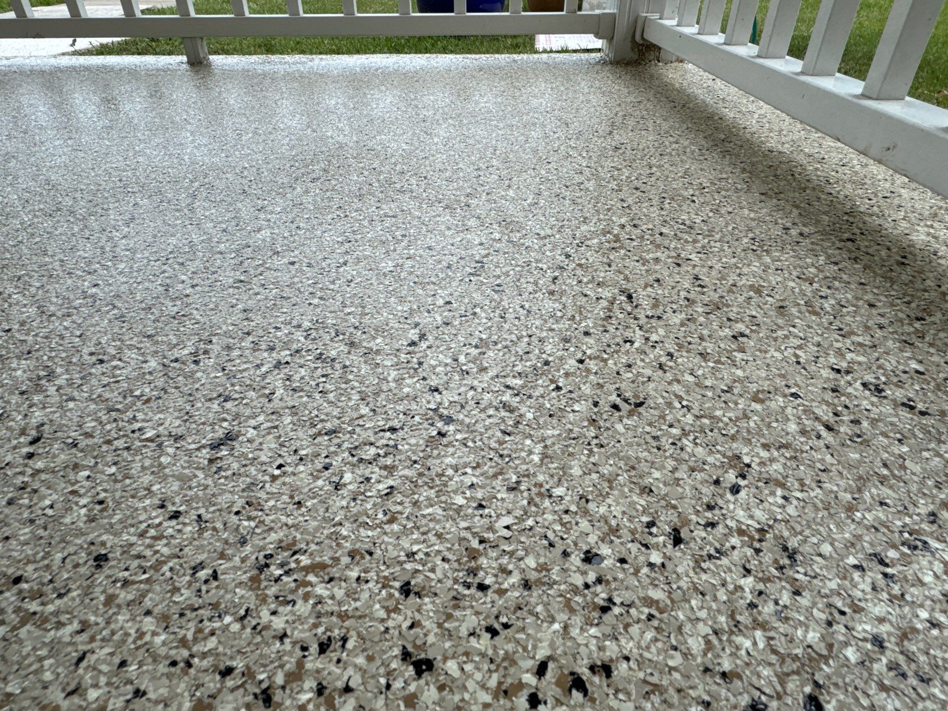 Porches Project in Chiefland, FL in Driftwood by Cross Creek Concrete Coatings