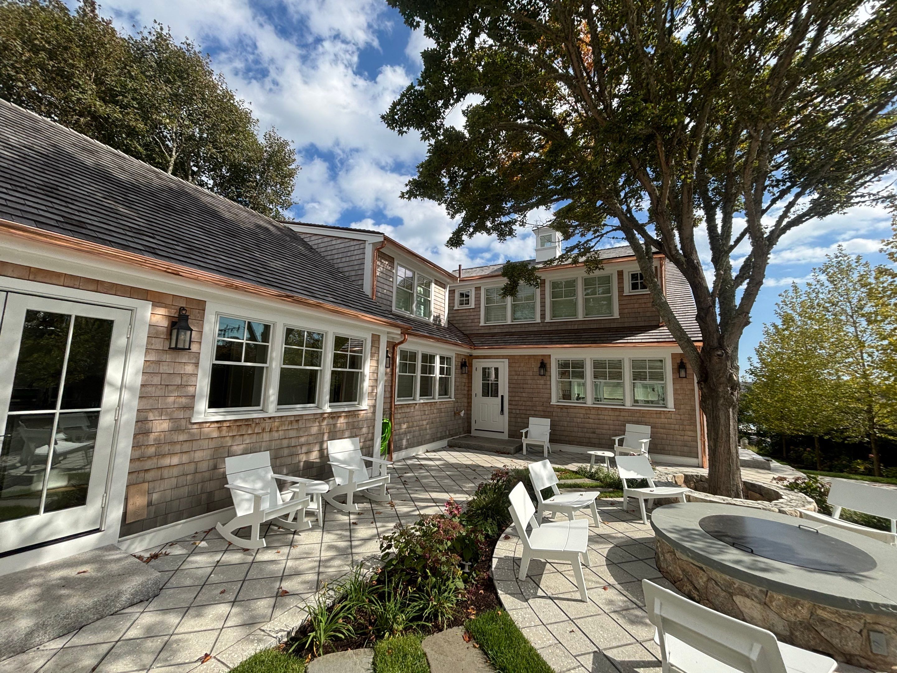 Half Round Copper Gutter Installation in Harwich, MA by Gutter Pro Enterprises
