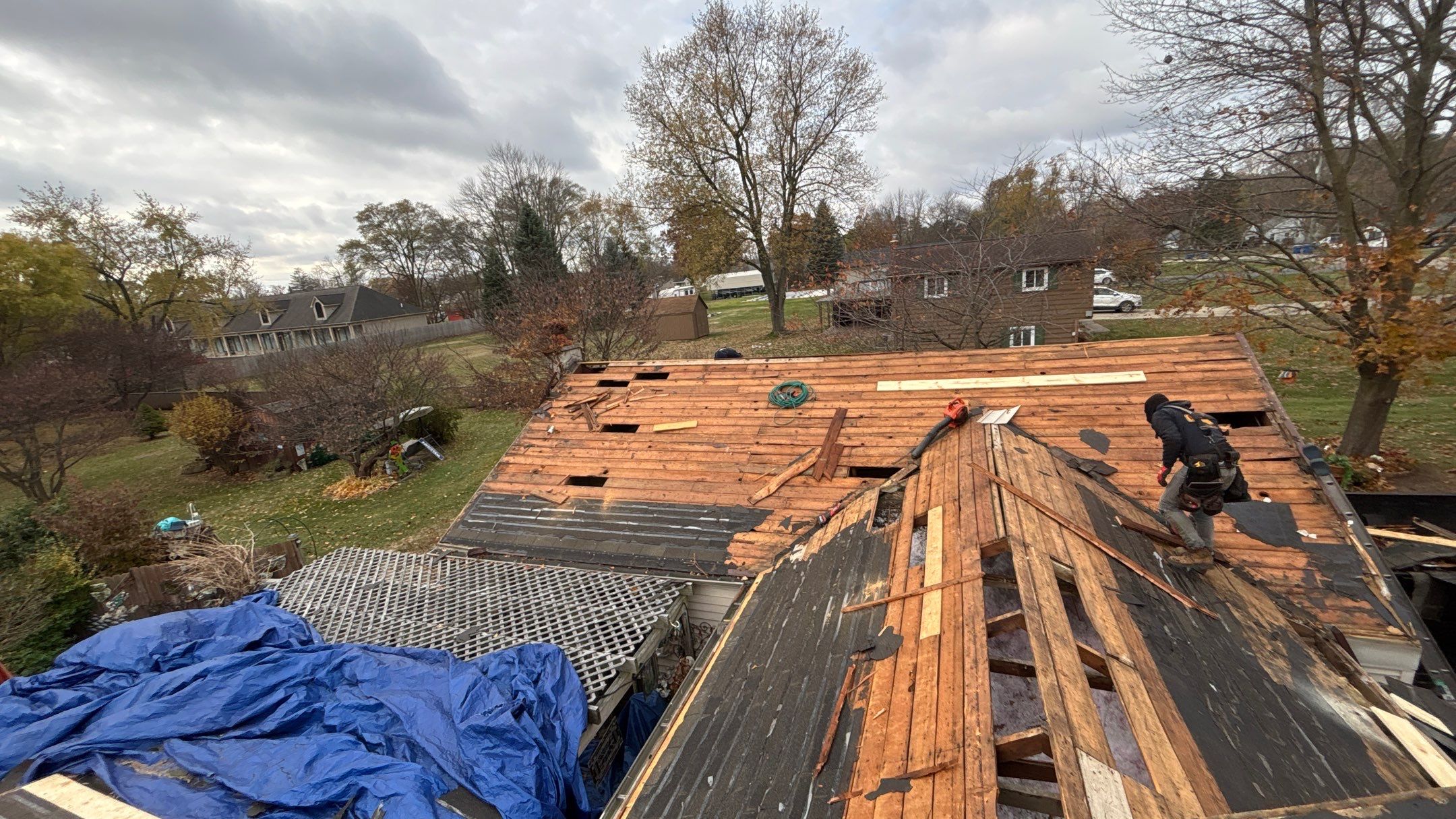 Roof Replacement using Owens Corning Aged Copper by 180 Contractors