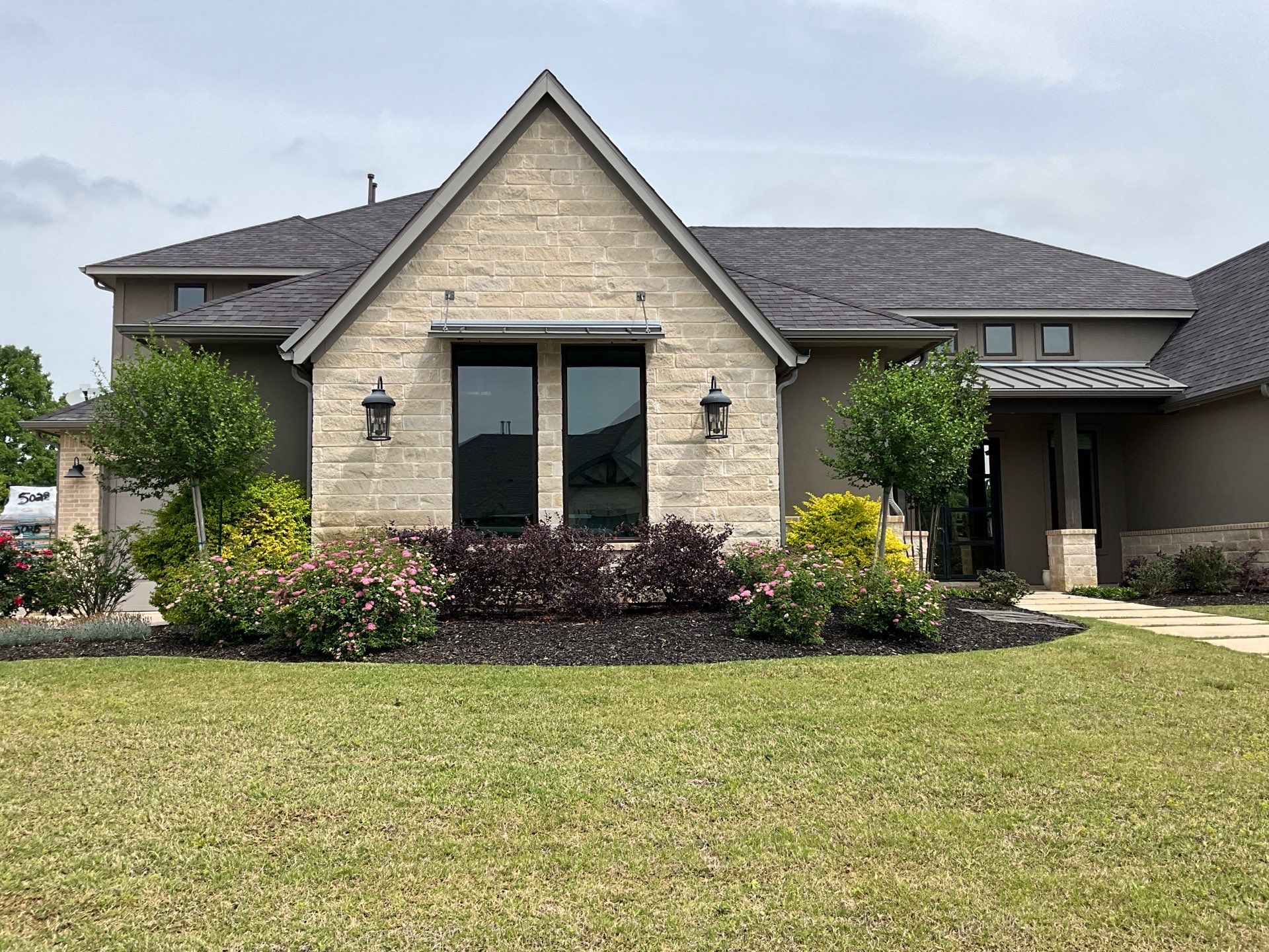 Insurance Claim Roof and Gutters using Certainteed Landmark Weathered Wood by Tex-Line Roofing