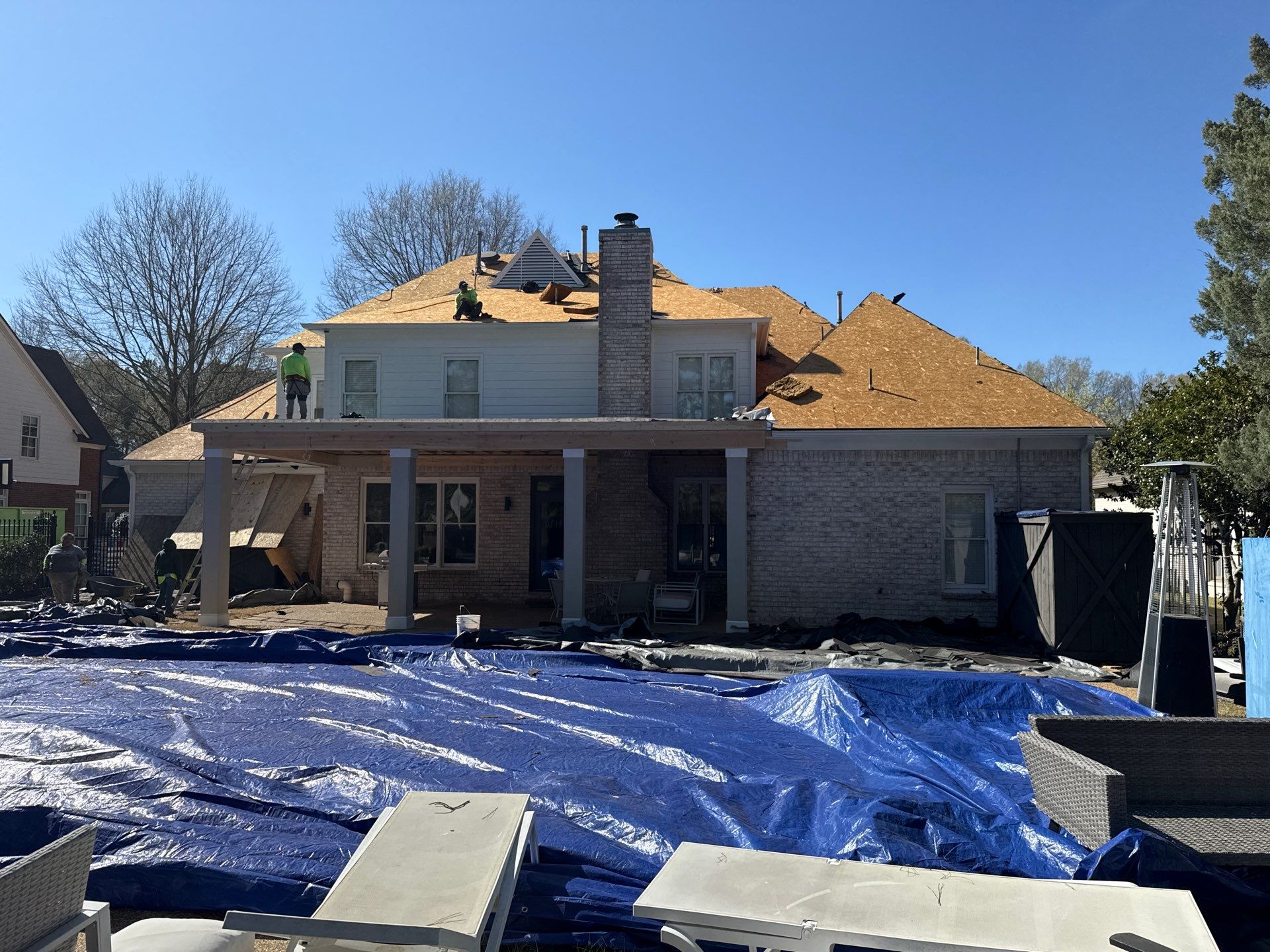 Germantown Roof Replacement Featuring GAF Timberline HDZ Shingles and New Gutter System in Germantown by Revival Roofing Services