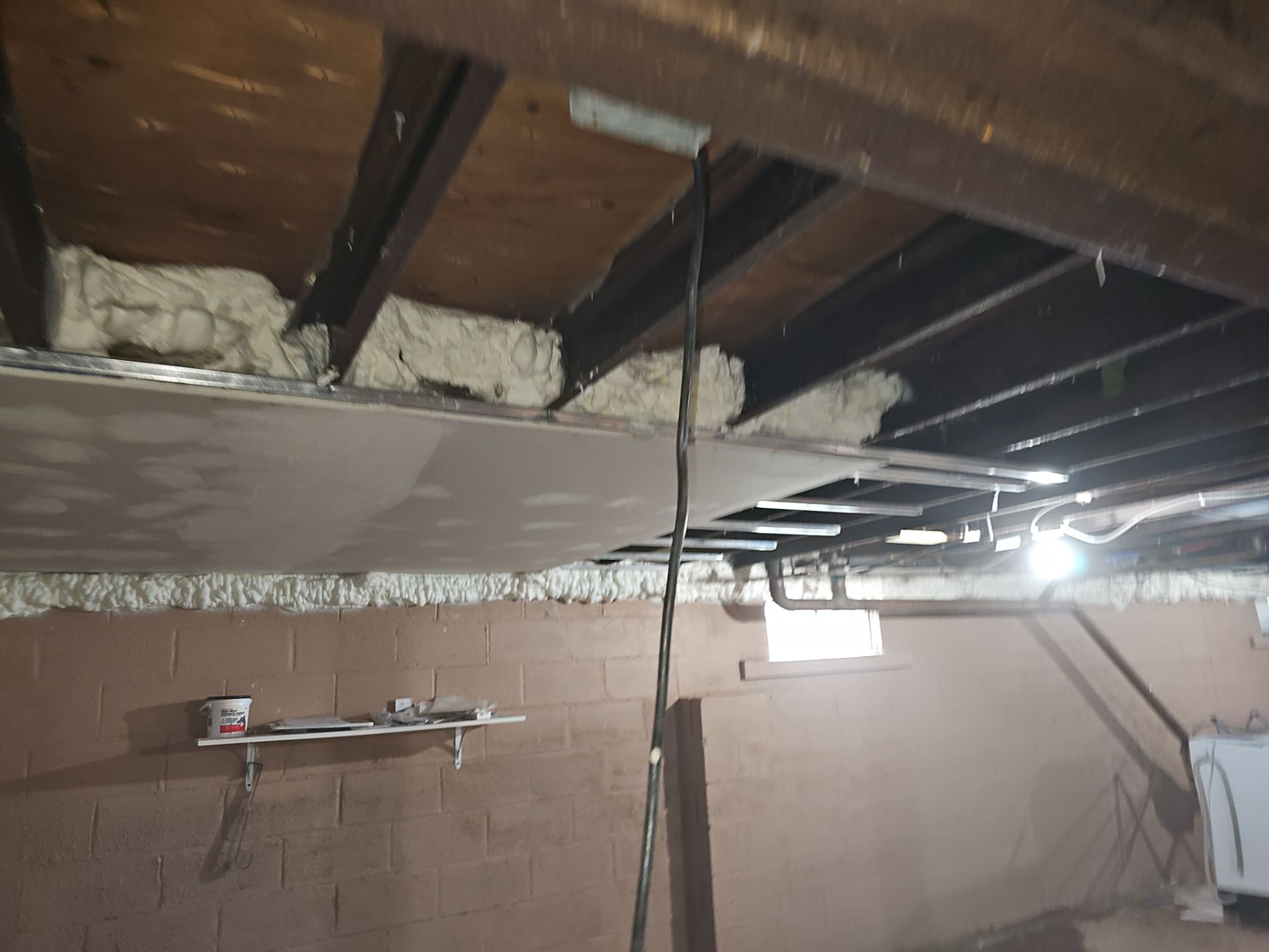 Attic Insulation using open cell spray foam by NYS Foam & Energy