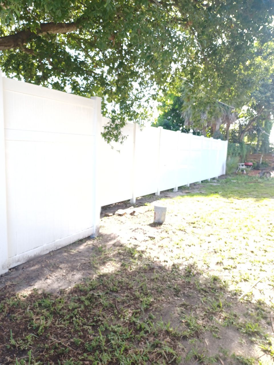 Bradenton, FL 6+2 White Vinyl Privacy Fence  by Asap fence and gates, LLC