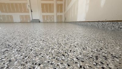 Comprehensive Garage Renovation Featuring Epoxy Flooring