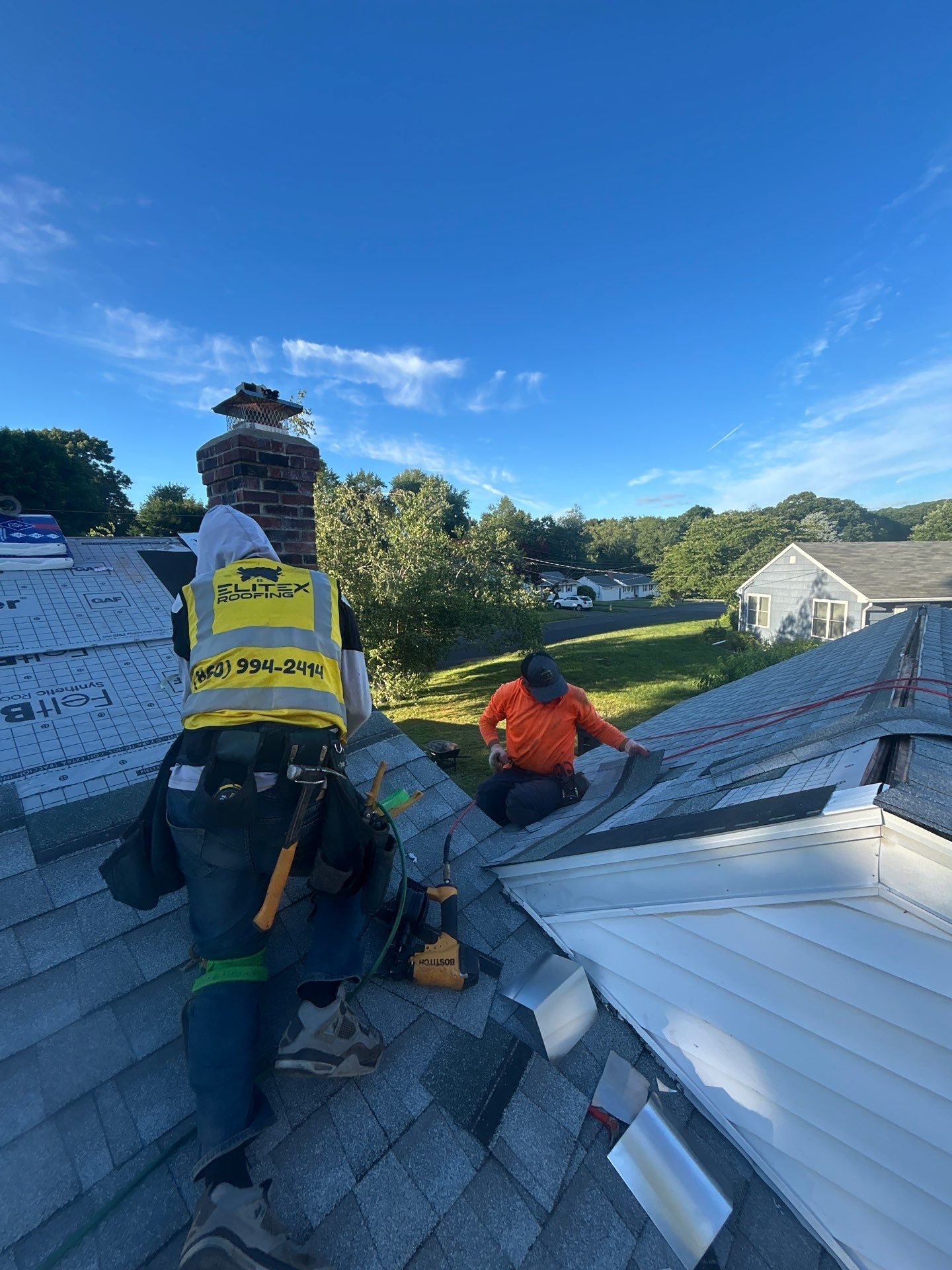 Project in Southington, CT by Elitex Roofing