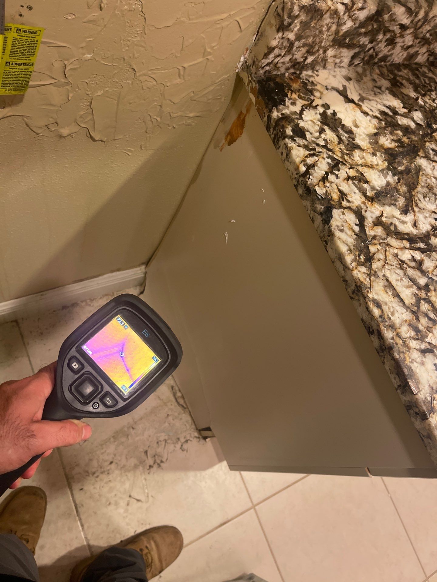 Mold remediation and rebuild of kitchen and living areas by Bay Coast Restoration 
