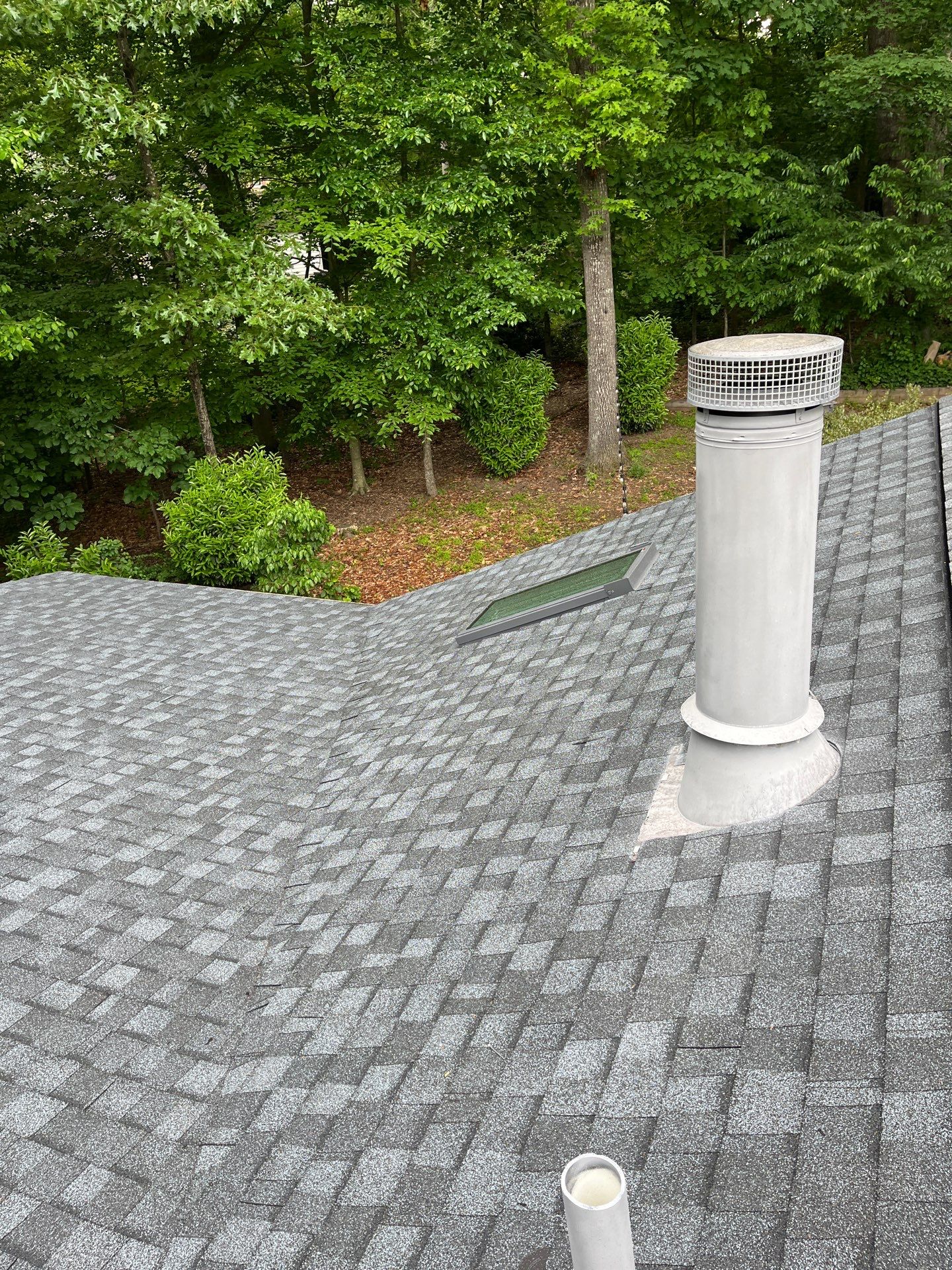 Oakton: Roof Replacement With CertainTeed Landmark Designer Shingles in Pewter by RM Banning, Inc.