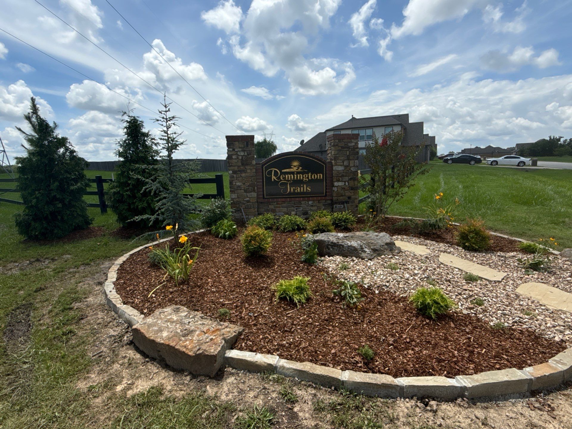 Project in Broken Arrow by Greenscapes Outdoor