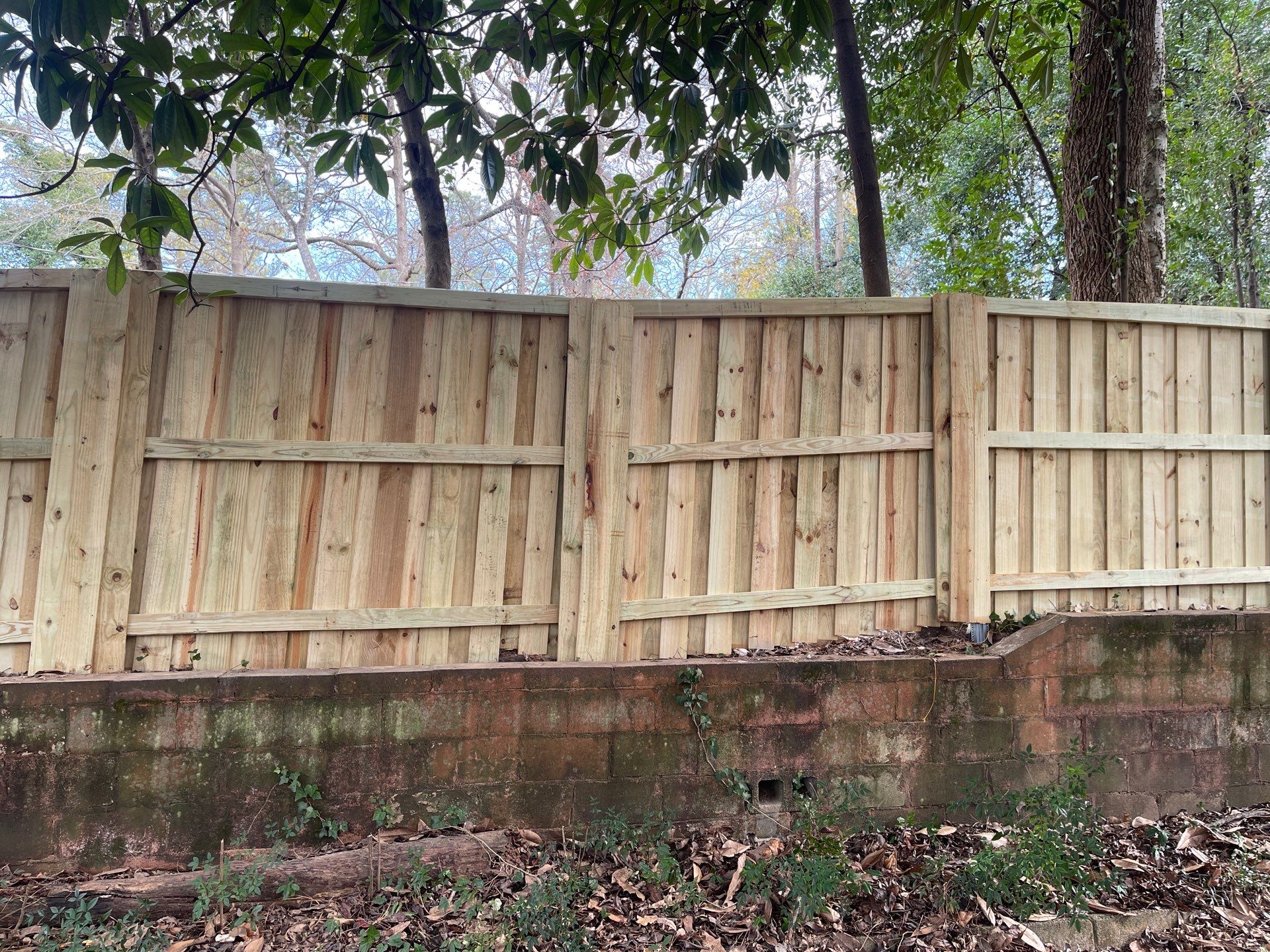 Crestline - Board on Board Fence by Pillar and Pine