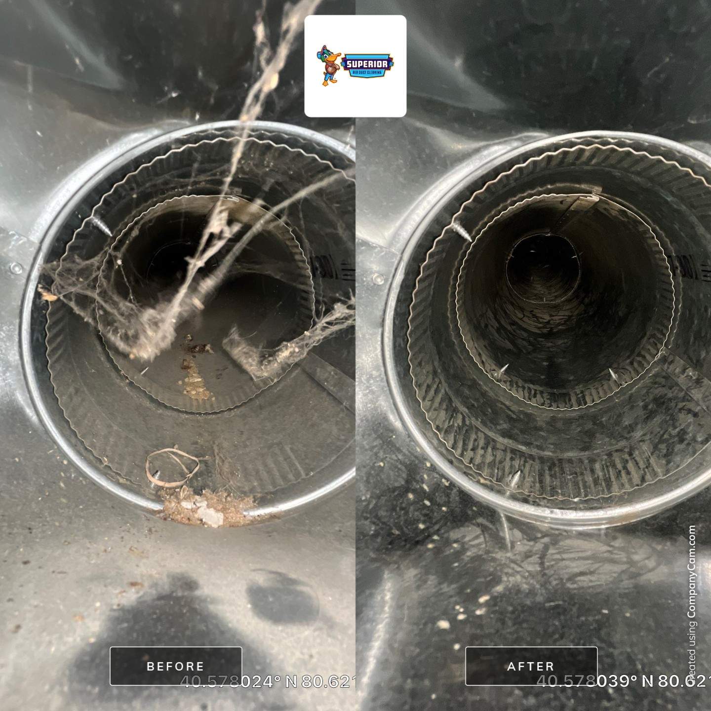Air Duct Cleaning With a Vacuum Truck in New Cumberland, WV by Superior Air Duct Cleaning