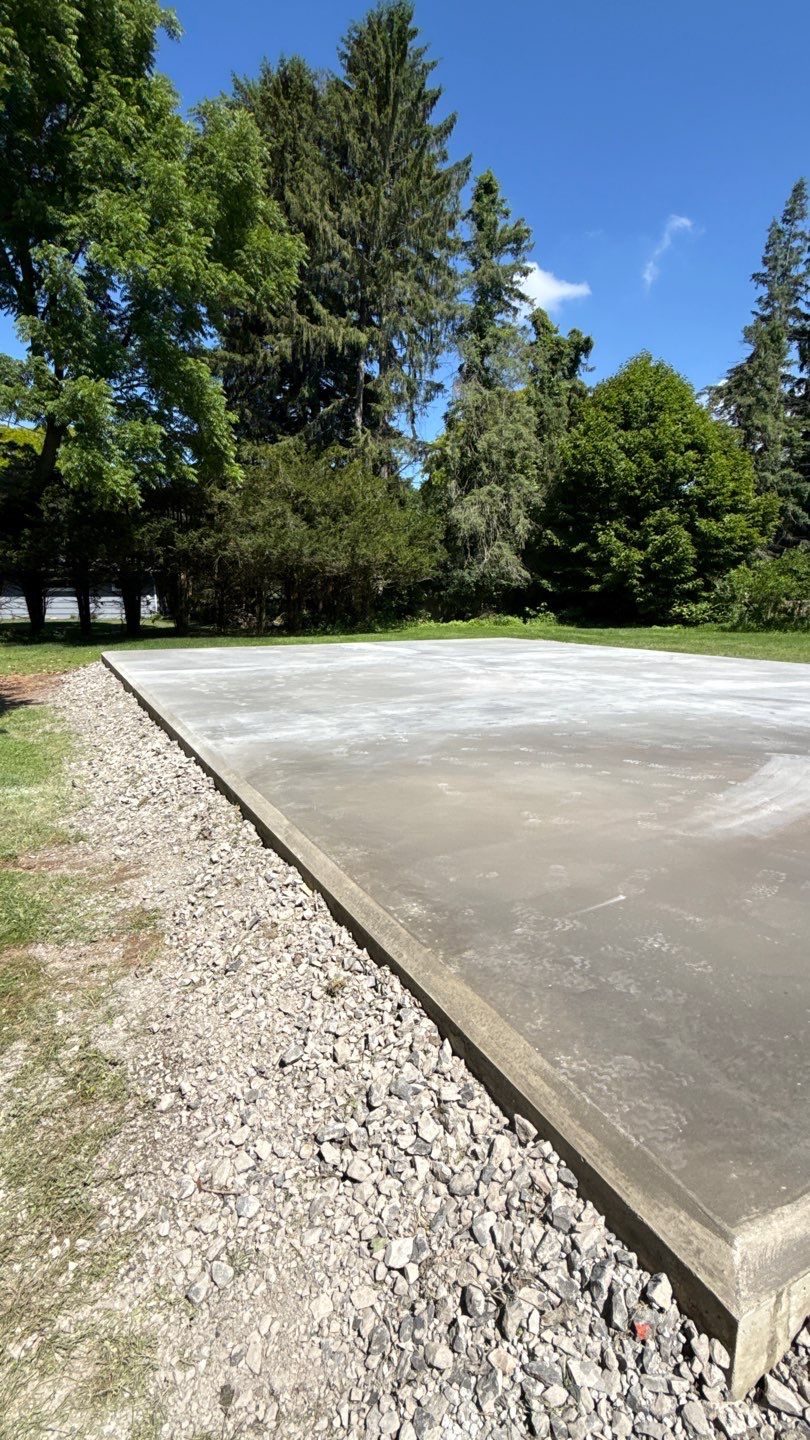 Rochester Pole Barn Floor Project by NG Masonry & Construction LLC