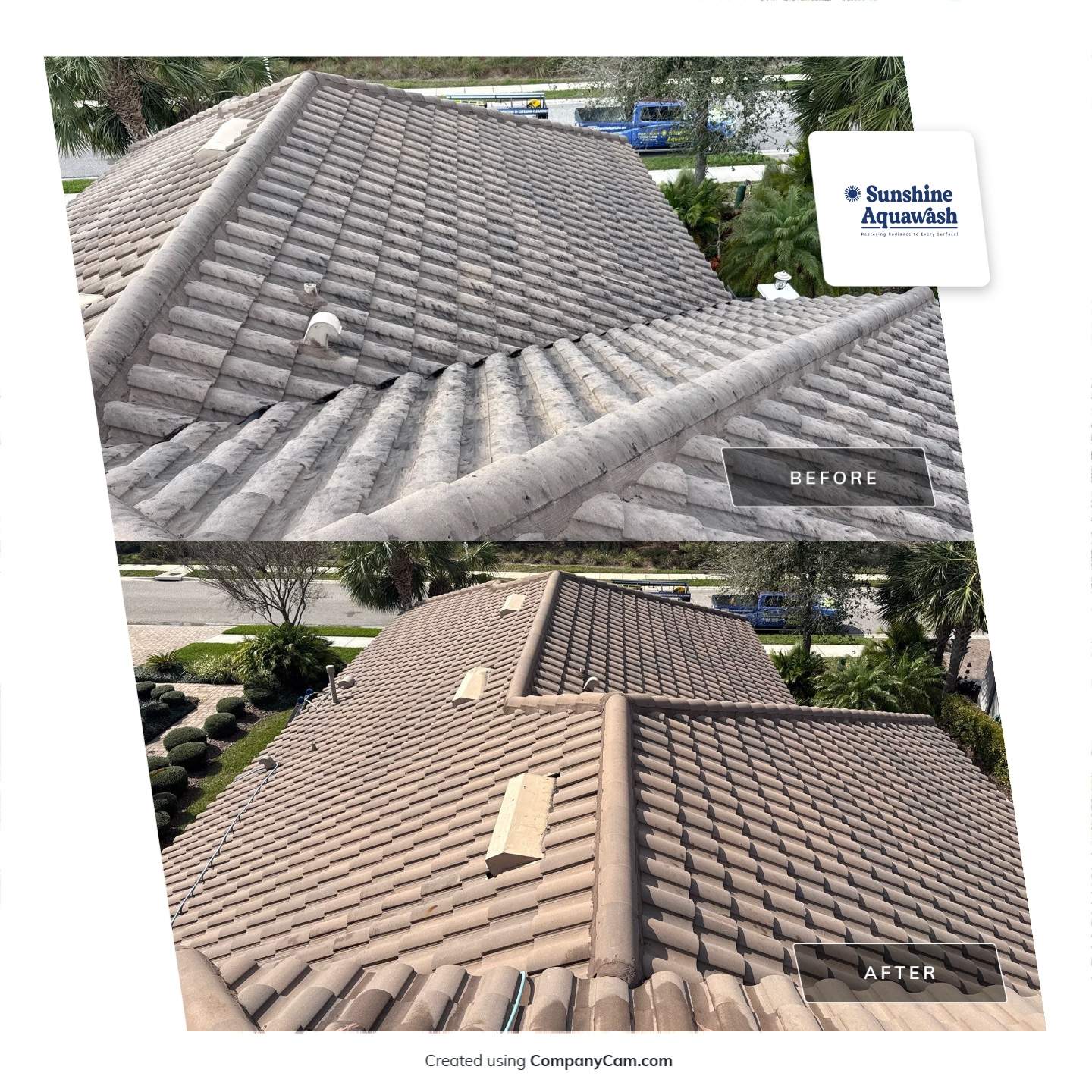 Tile Roof & Pool Deck Cleaning in Artisan Lakes Esplanade, Palmetto, FL – Sunshine AquaWash by Sunshine AquaWash