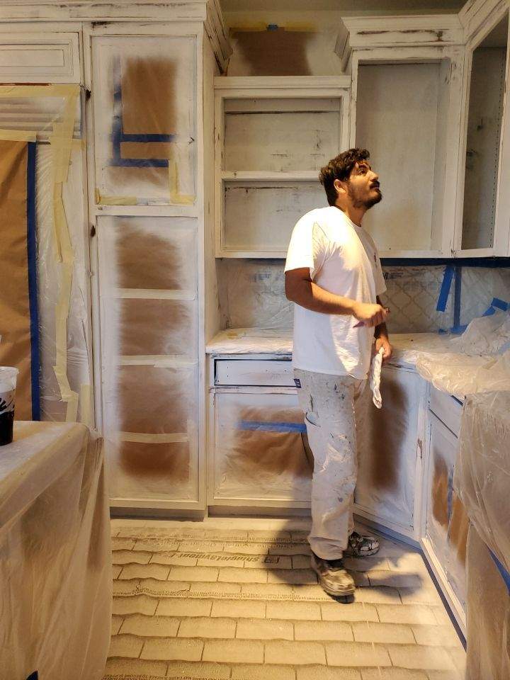 High End Kitchen Cabinet Painting by Ryan Amato Painting LLC