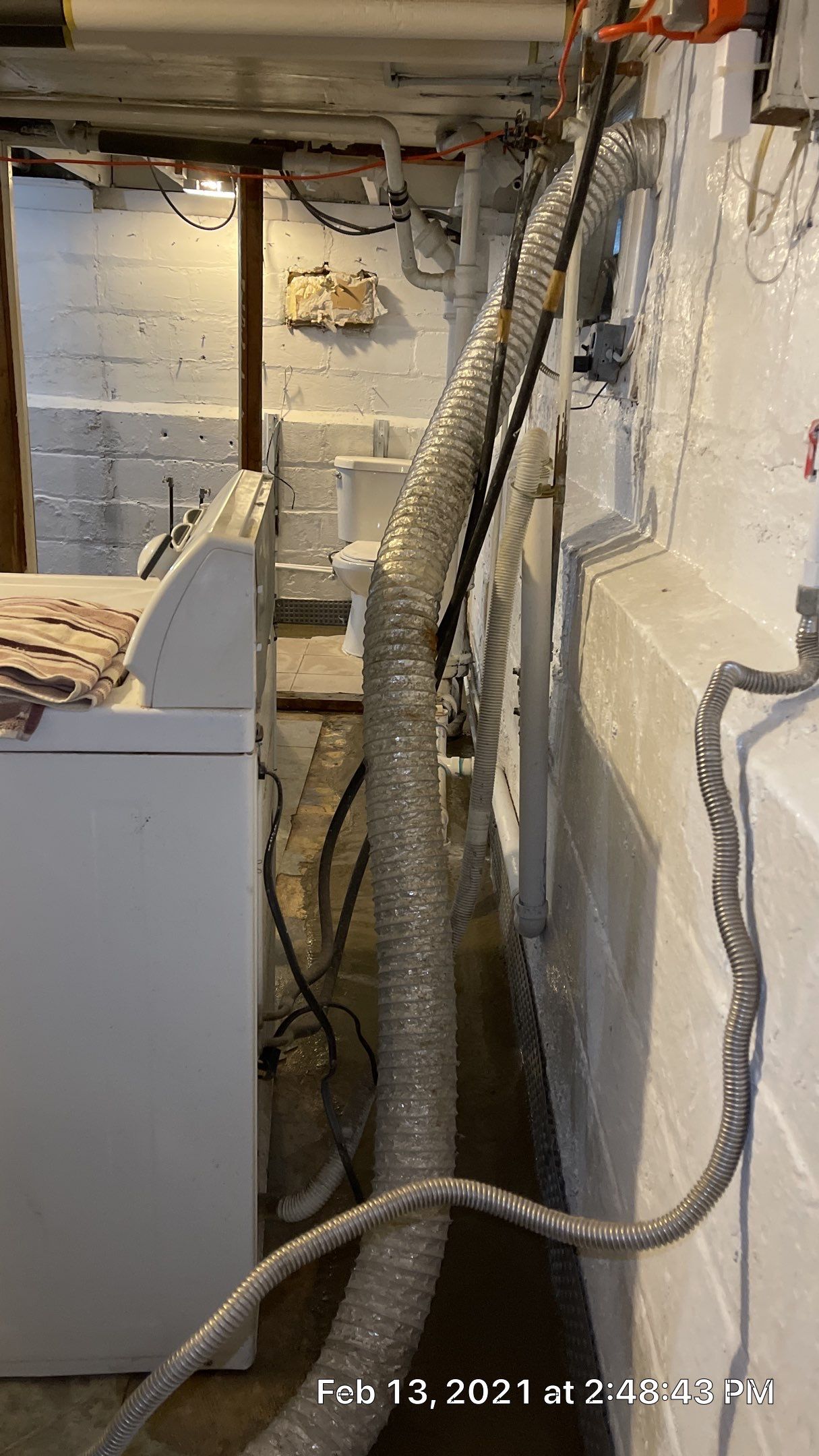 Interior French Drain Job in Bloomfield, NJ by Pure Service Pro, LLC 