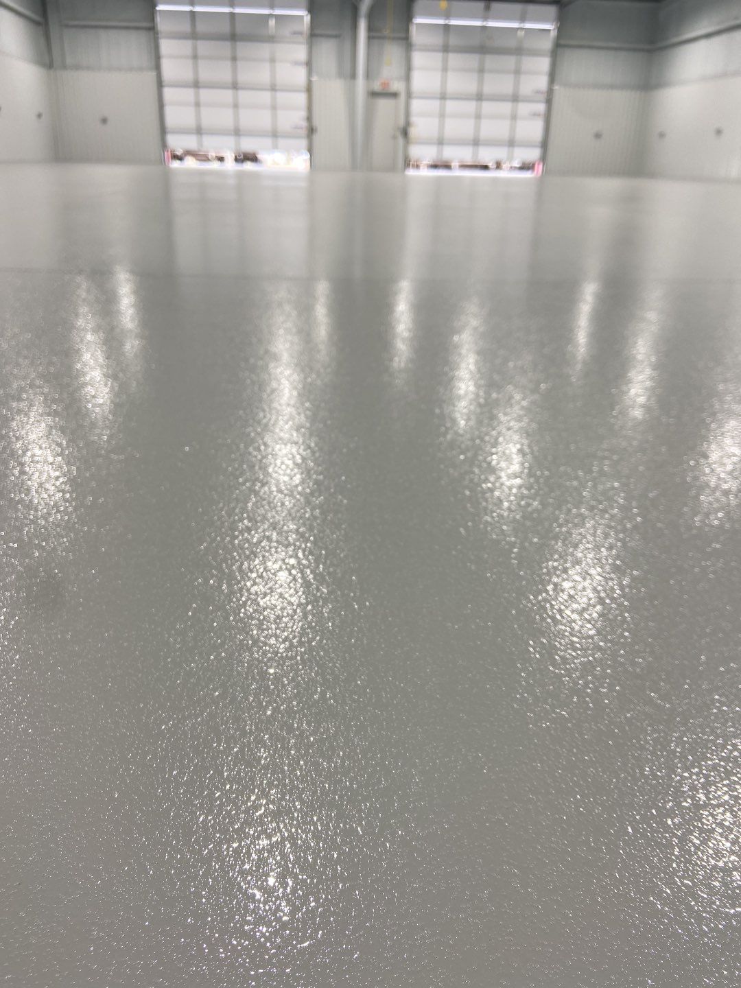 Commercial Floor Coating with Solid Color Coating by Copperhead Coatings